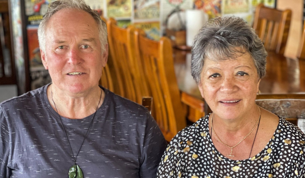 All Blacks legend Bruce Robertson, pictured with his wife of 48 years, Nellie, tragically lost his brave battle with dementia last month.