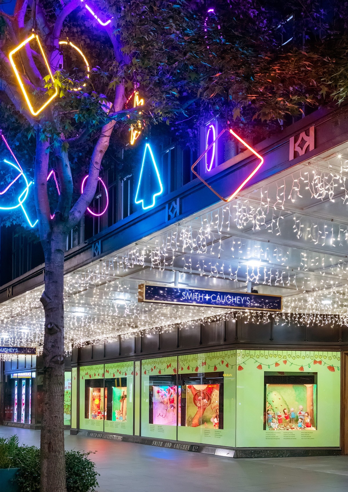 Smith & Caughey's Christmas window display has been named the 5th best in the world. Photo / Supplied