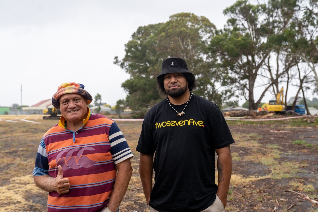 Flaxmere ward councillors Henare O'Keefe and Peleti Oli. Photo / Supplied