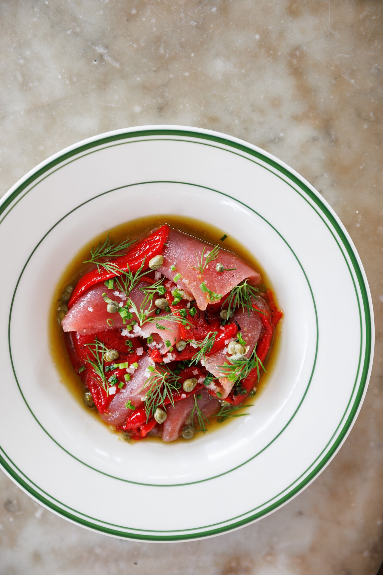 Agnes' tuna crudo. Photo / Babiche Martens