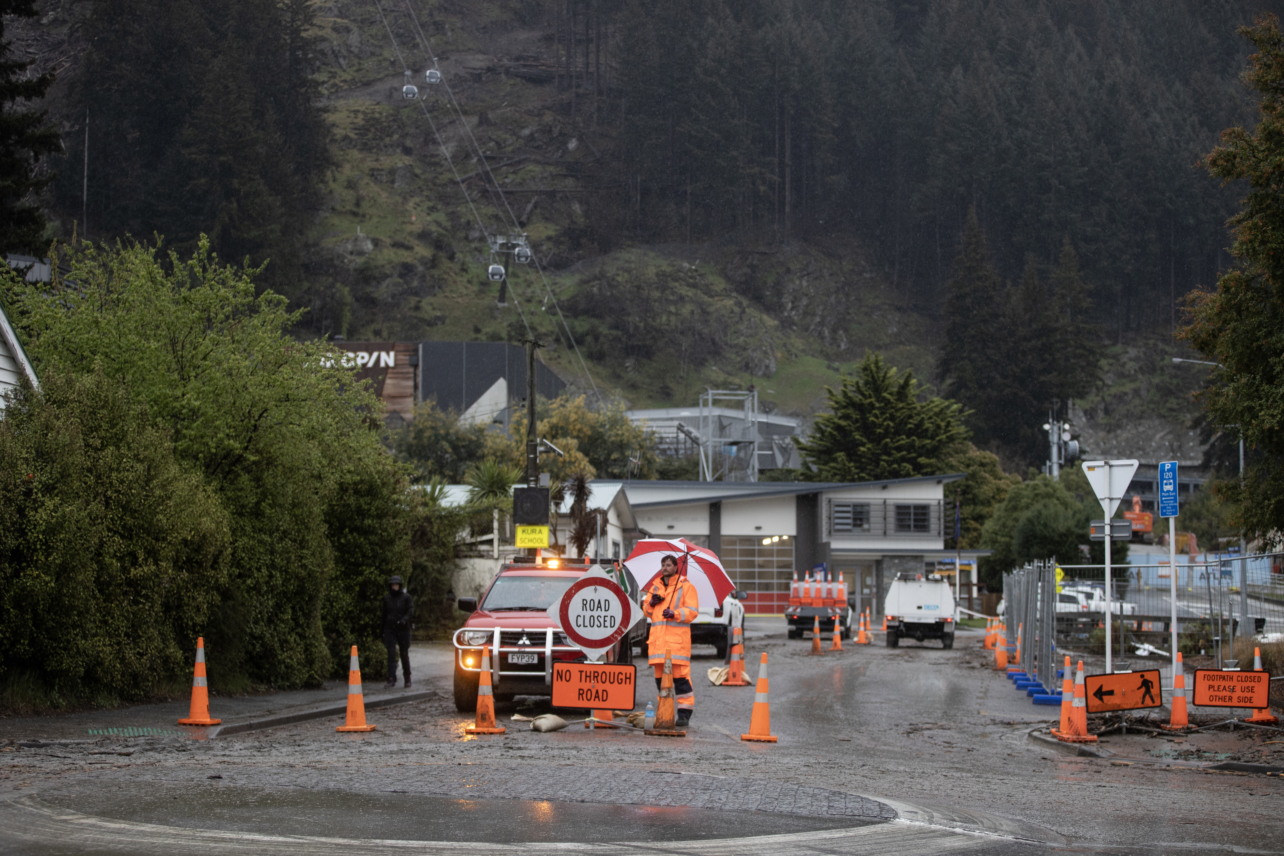 The Queenstown Skyline Gondola is out of action today. Photo / George Heard