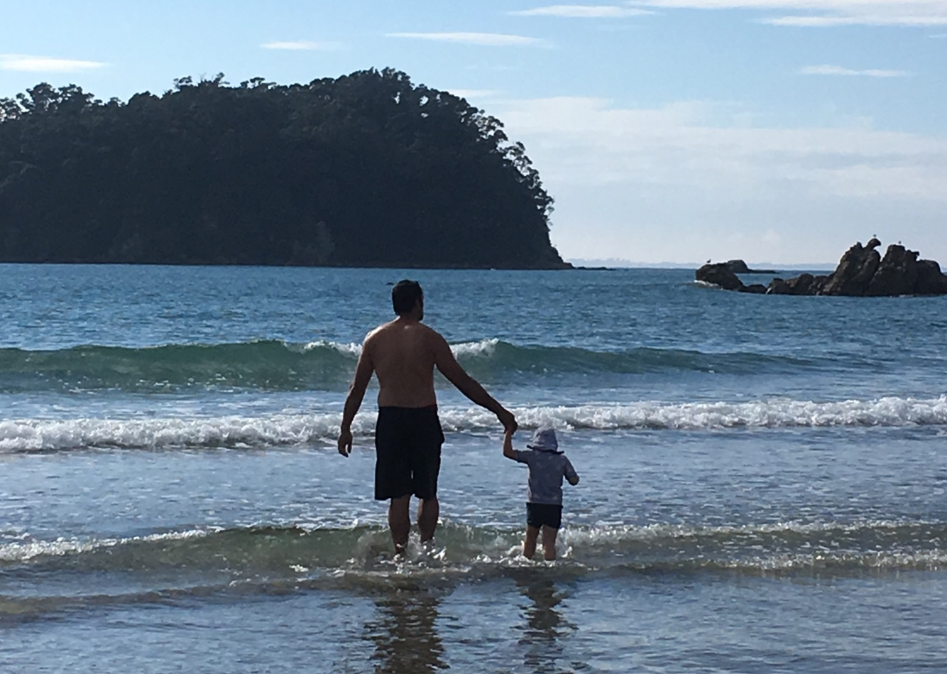 NZSAS Lance Corporal Nik Kahotea with his daughter.