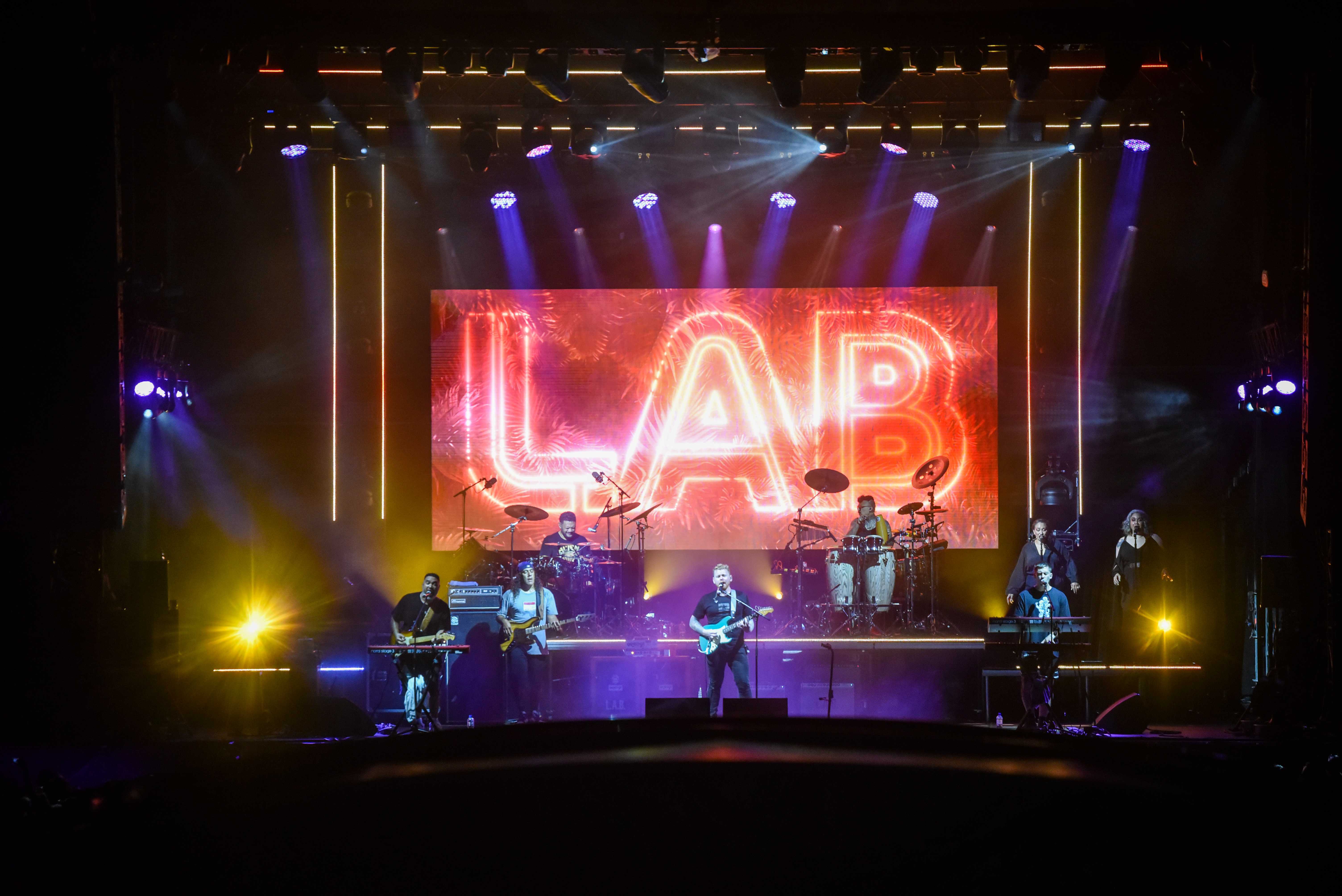 L.A.B will bring their talent to Semenoff Stadium next year for one show with a festival-worthy line-up. Photo / Ian Cooper