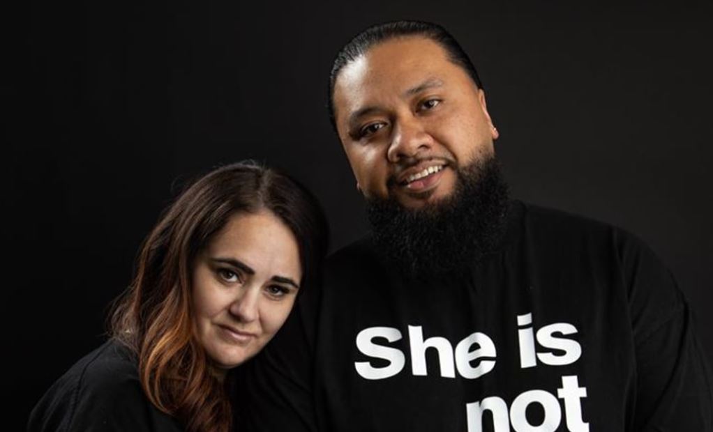 Sarah and Matt Brown, founders of anti-violence movement She Is Not Your Rehab.