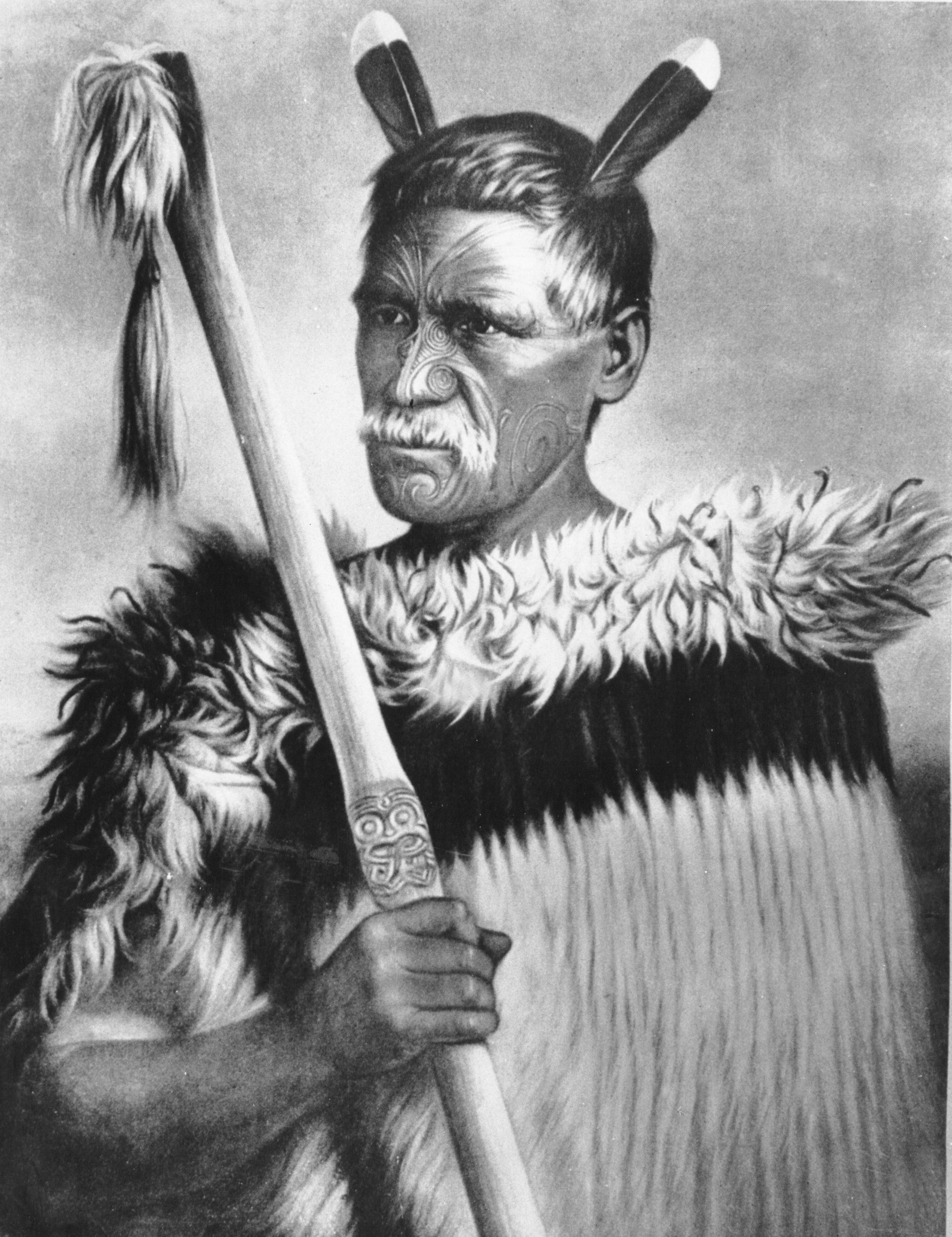 Rewi Maniapoto, depicted by Gottfried Lindauer. (NZ Herald Archive)