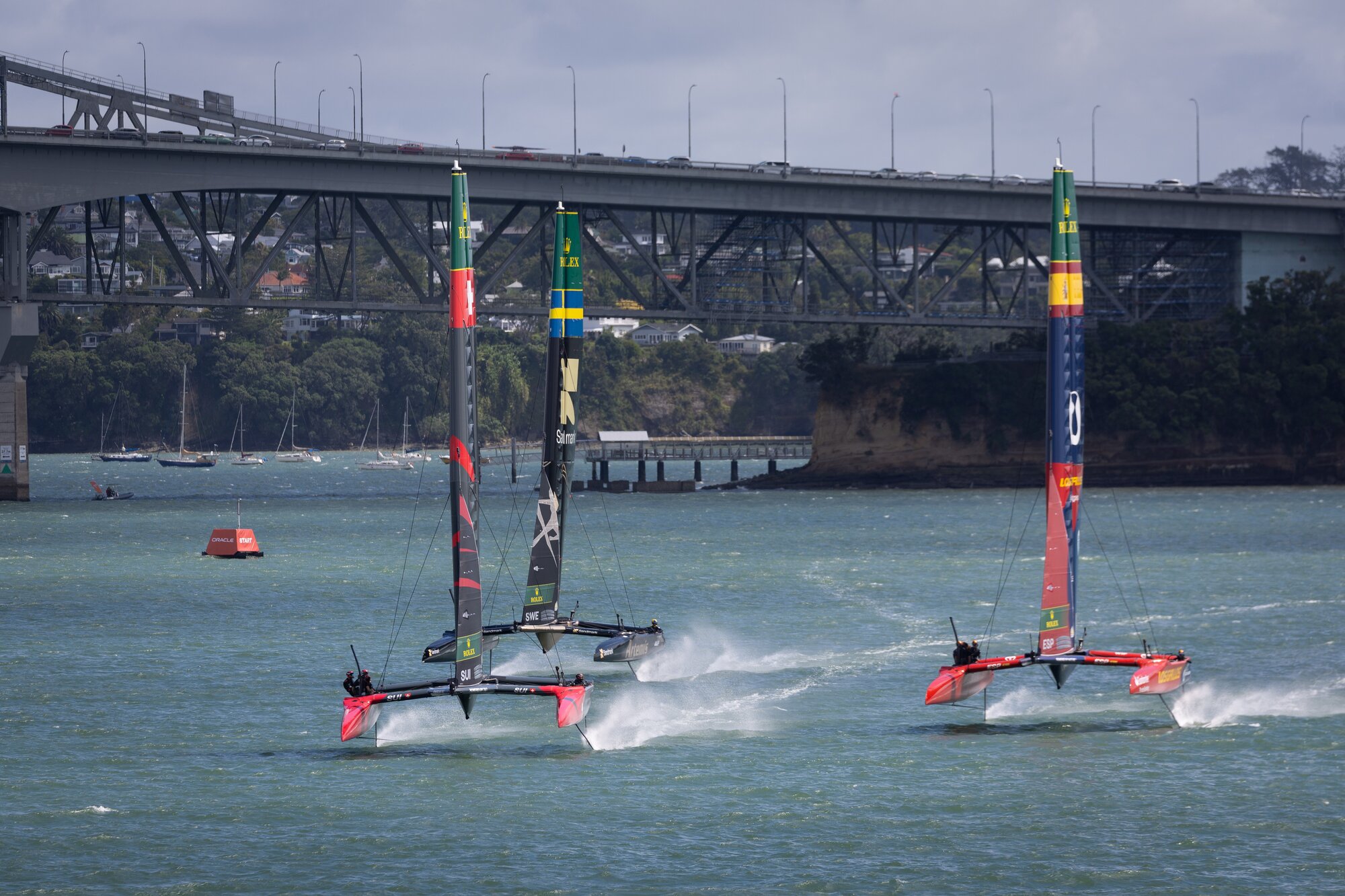 SailGP confirmed this week Auckland would not feature on its 2027 schedule. Photo / Sylvie Whinray