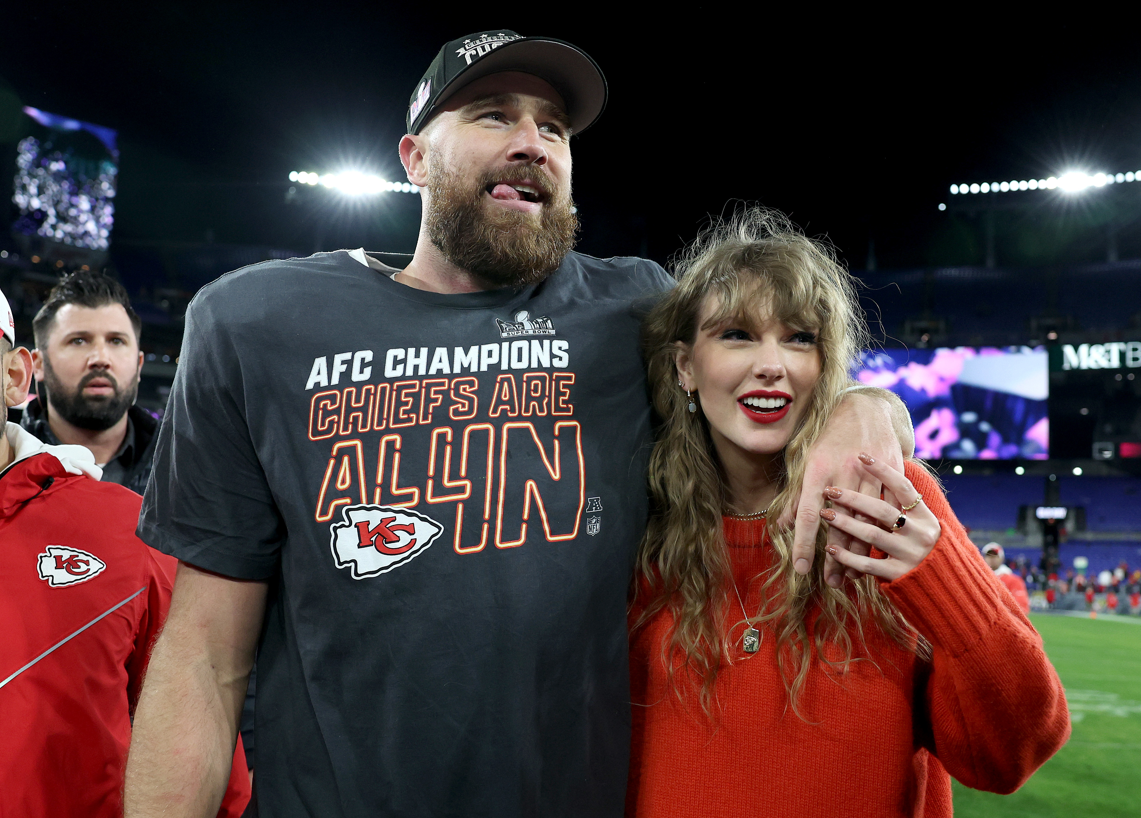 Taylor Swift is dating Kansas City Chiefs tight end Travis Kelce. Photo / Getty Images