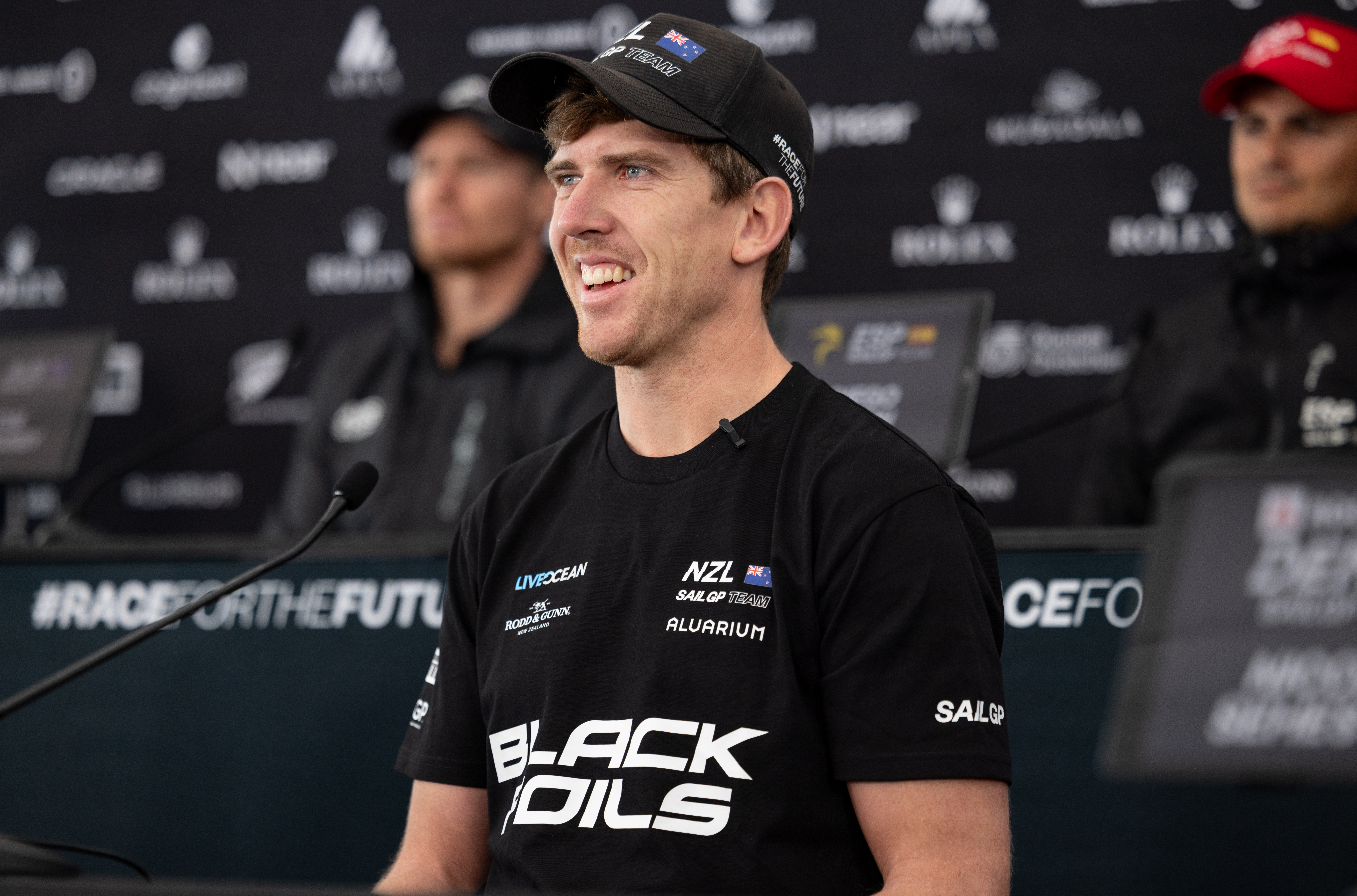 Black Foils driver Peter Burling. Photo / Felix Diemer, SailGP
