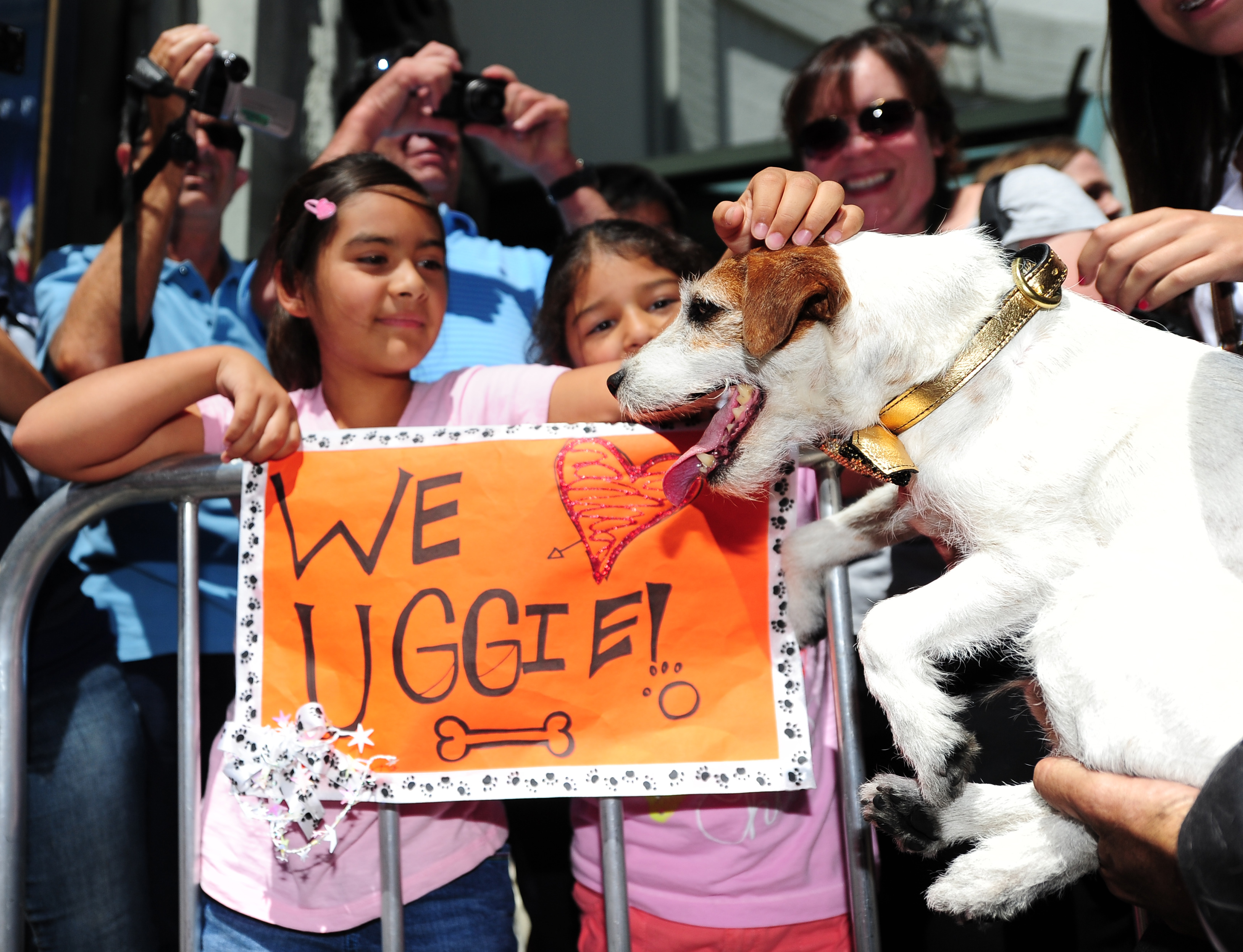 Uggie had his own dedicated fan base. Photo / Getty