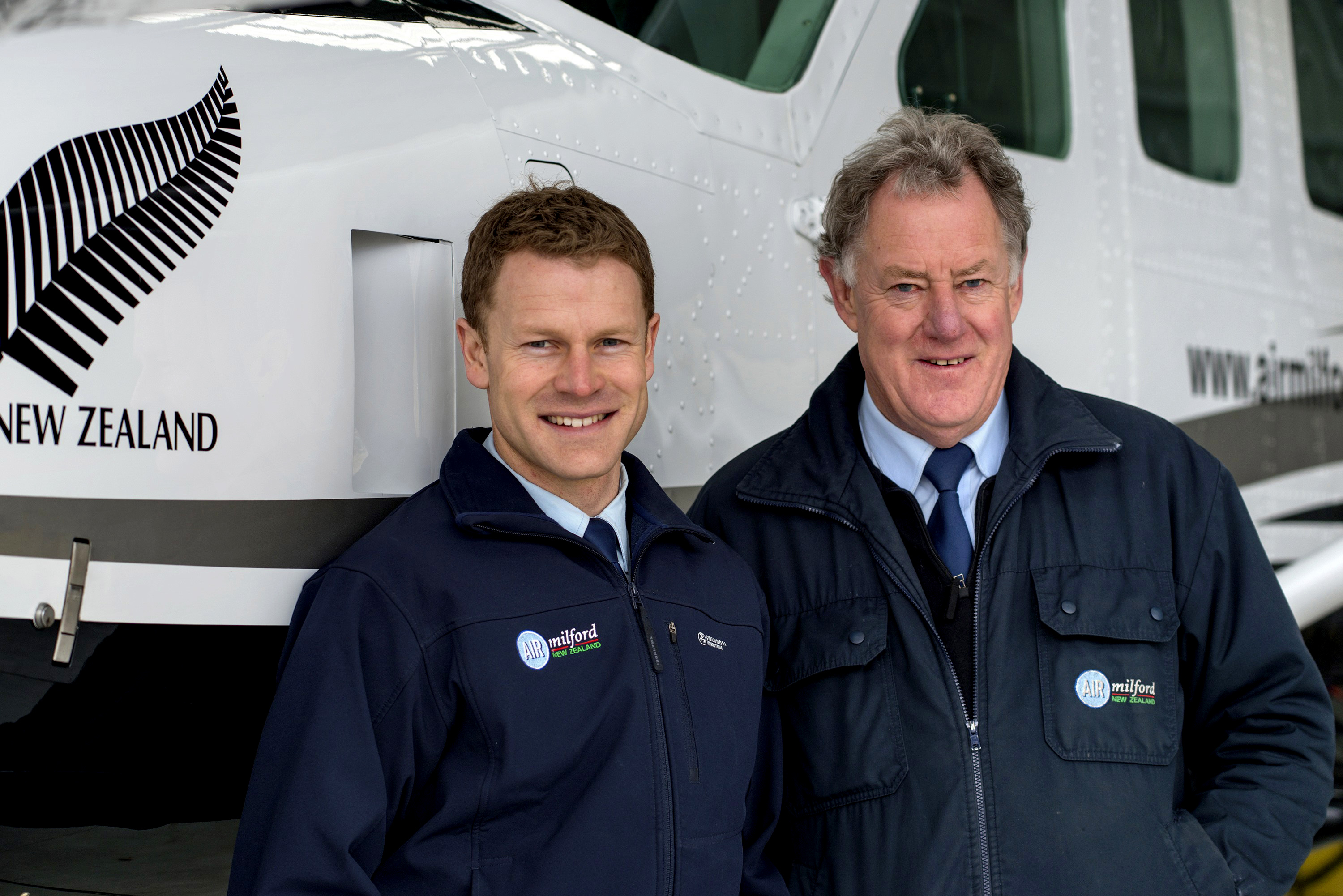 Wings clipped? Air Milford’s Antony and Hank Sproull. Photo / Supplied