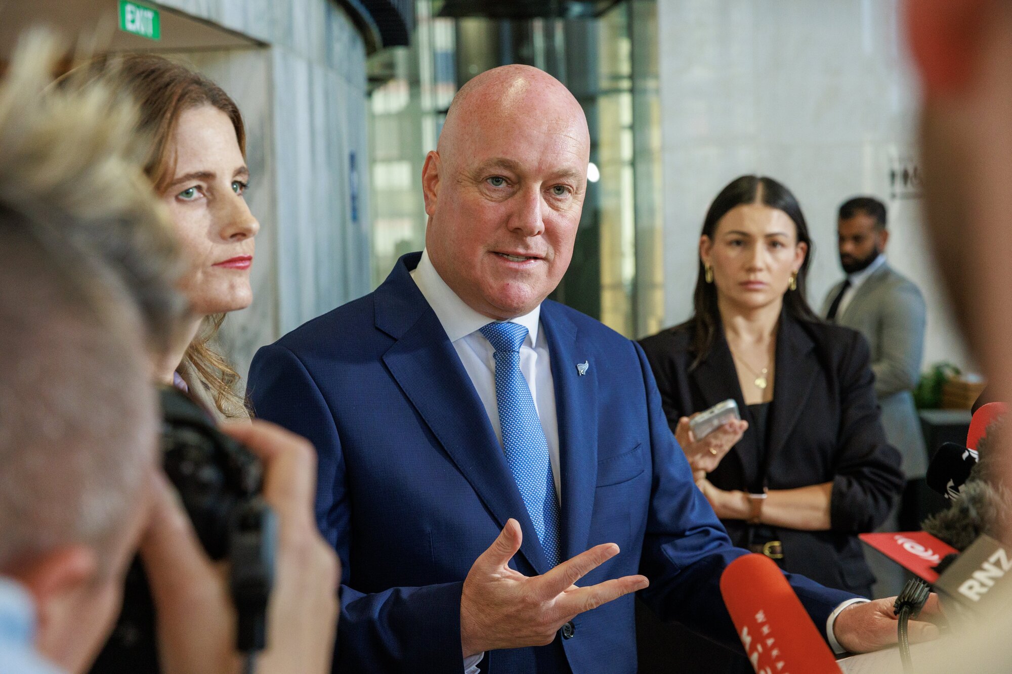 The Prime Minister said his main focus was on helping New Zealanders. Photo / Mark Mitchell
