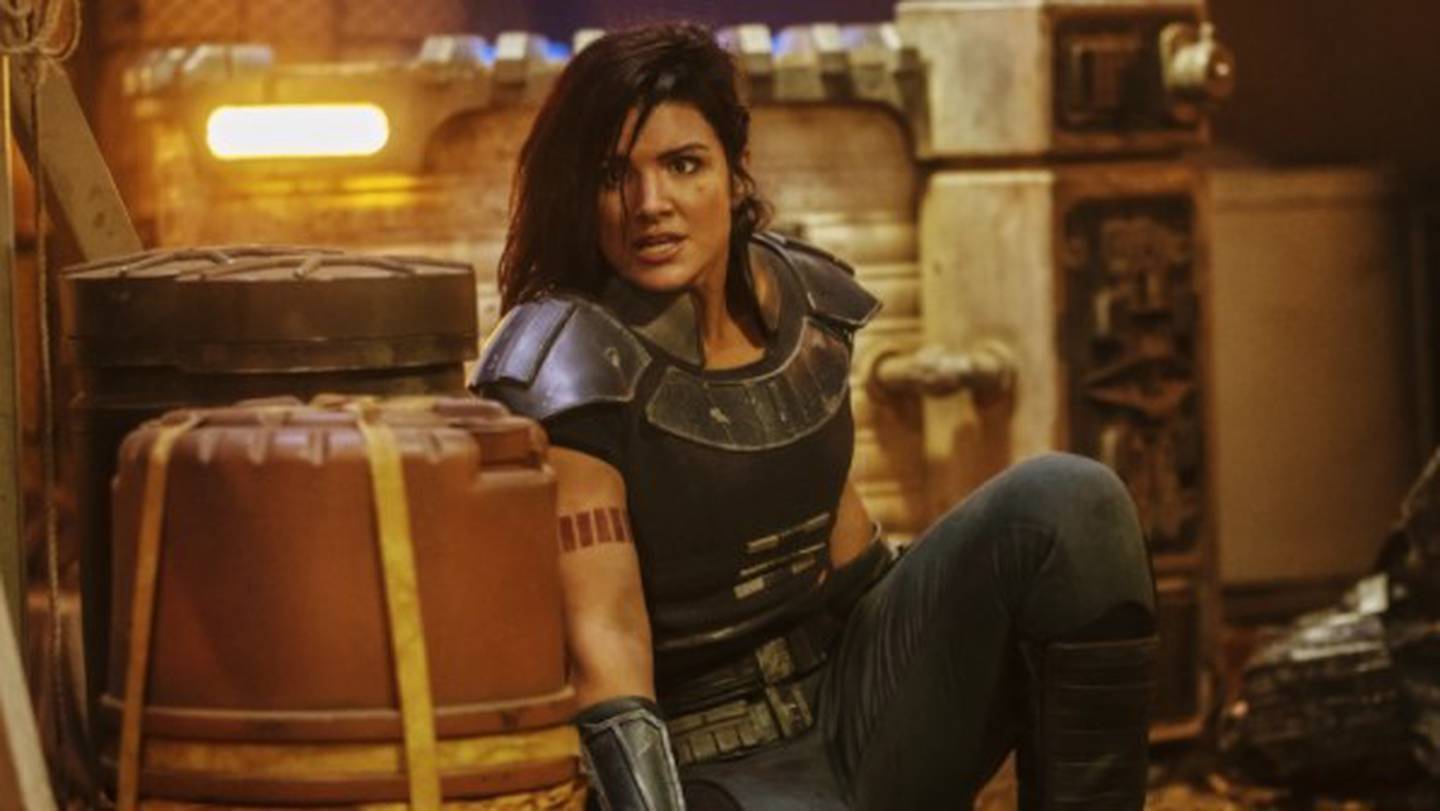 Gina Carano played the recurring character Cara Dune on the Star Wars series. Photo / Supplied

