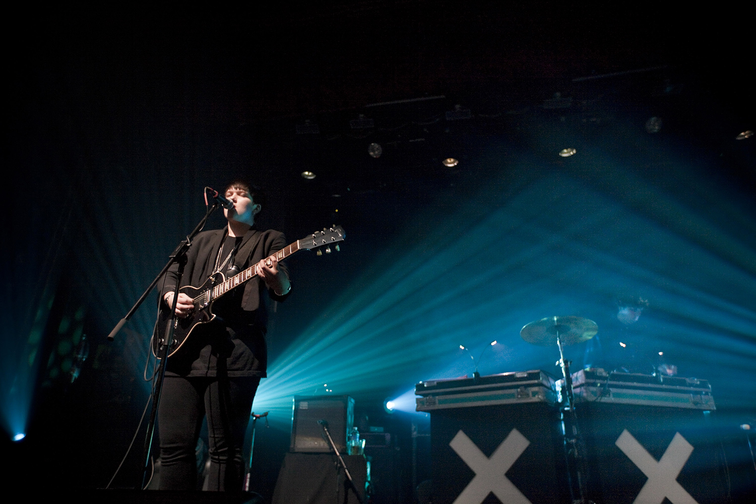Singer Madley Croft onstage with the xx at Webster Hall in New York, on March 31, 2010. Photo / Chad Batka, The New York Times