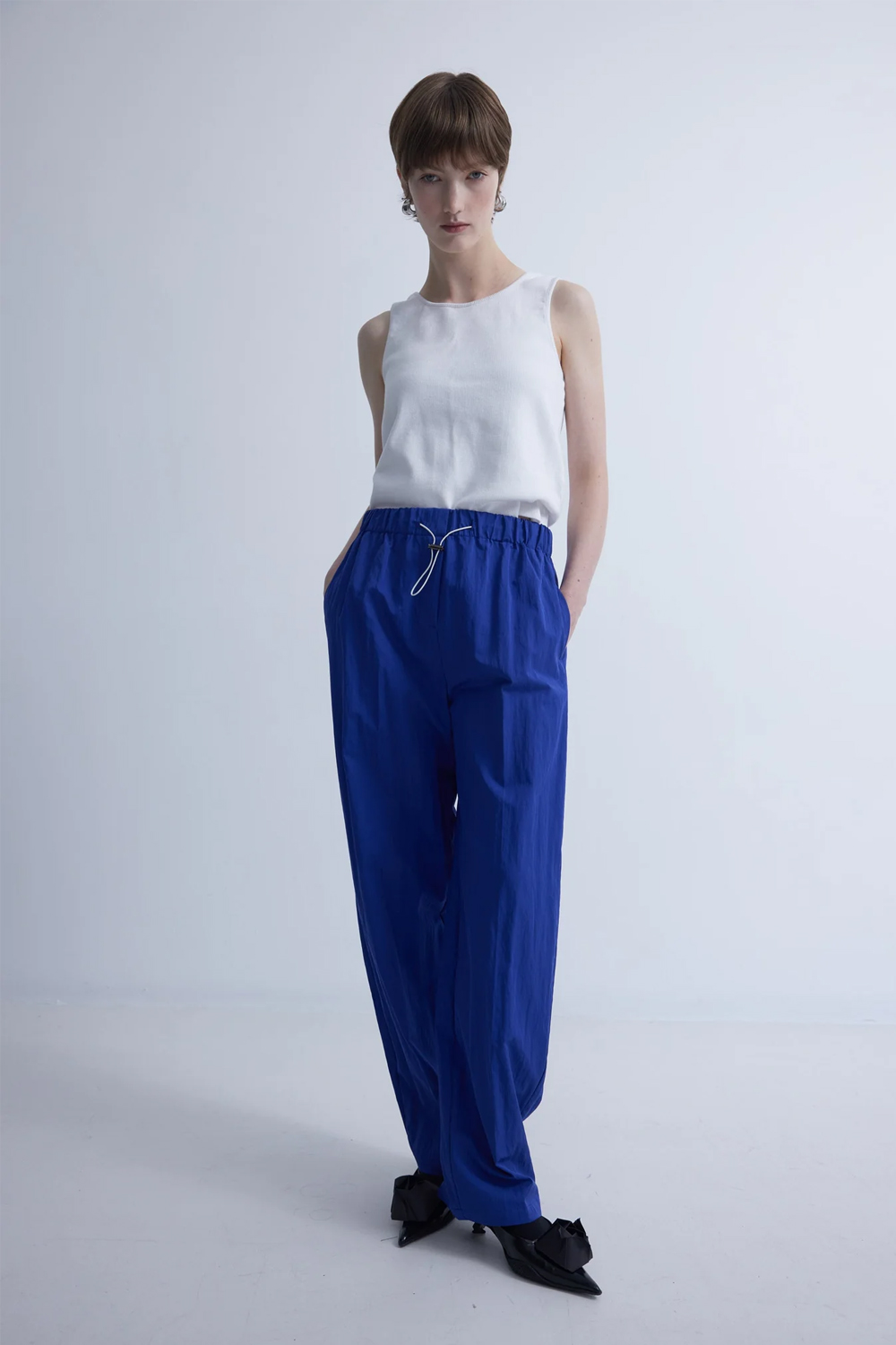 Plenty of flare: stride out in this season's wide-leg trousers