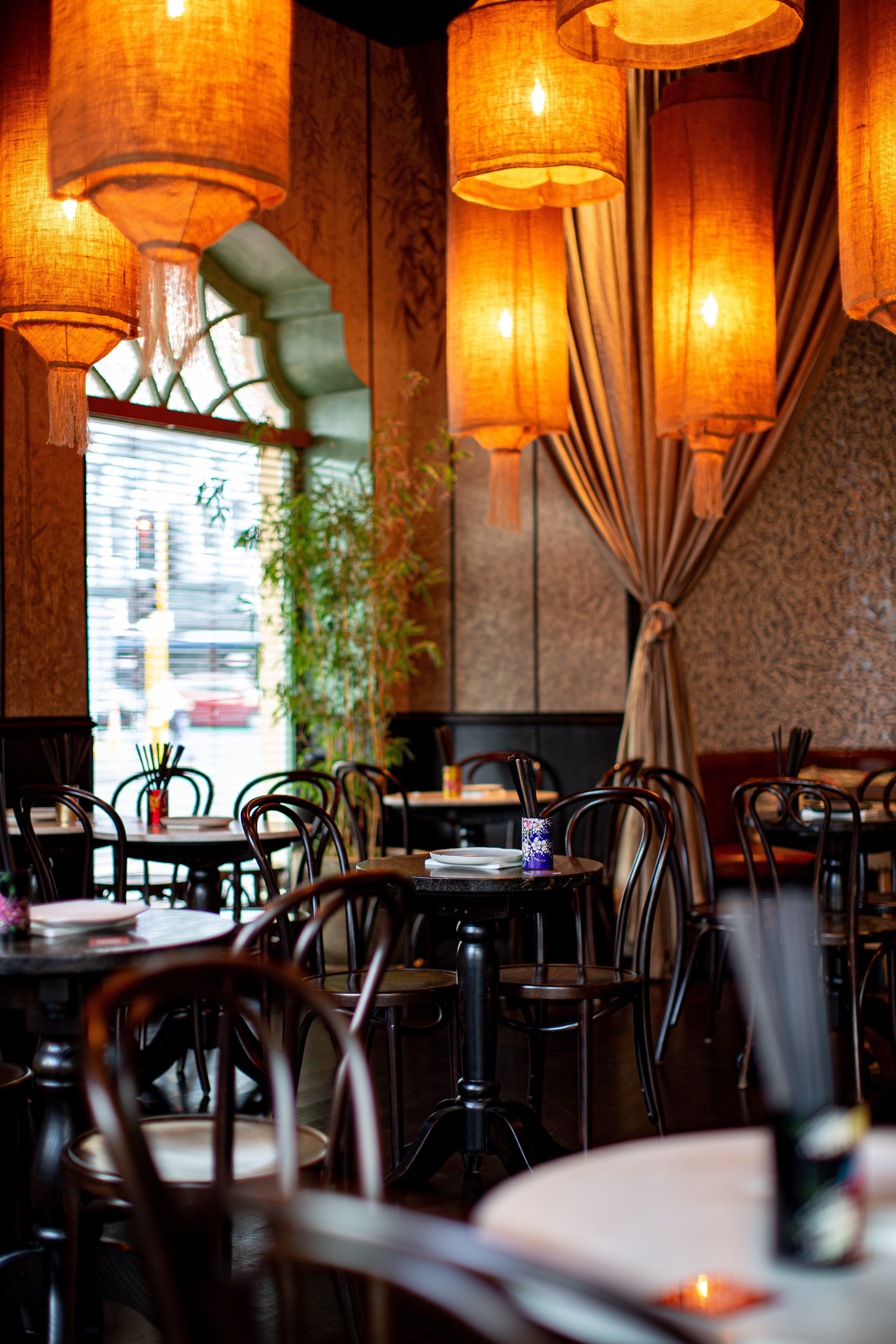The dining room in Perch restaurant (previously XuXu) in Britomart. Photo / Babiche Martens