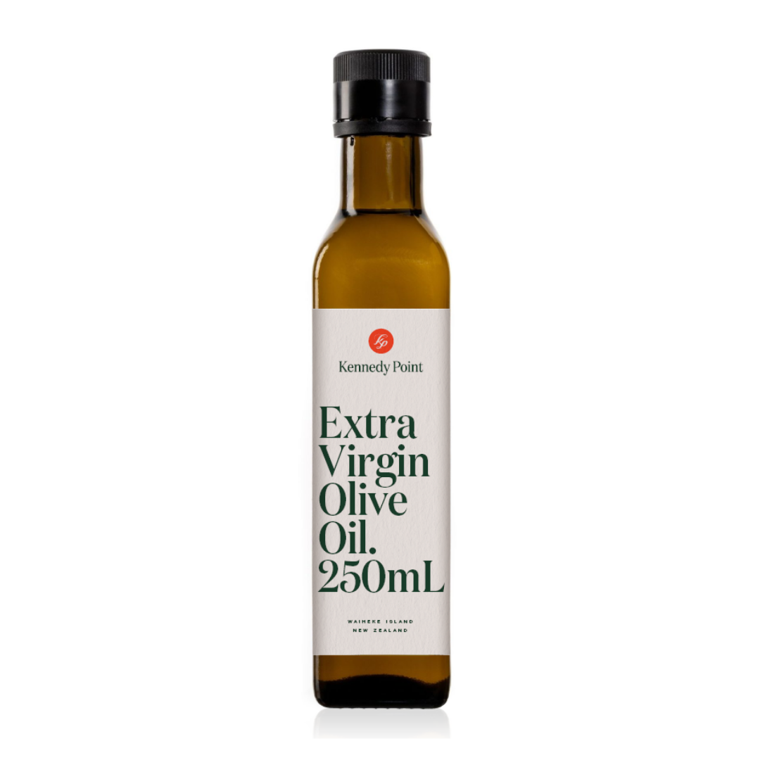 Kennedy Point extra virgin olive oil.