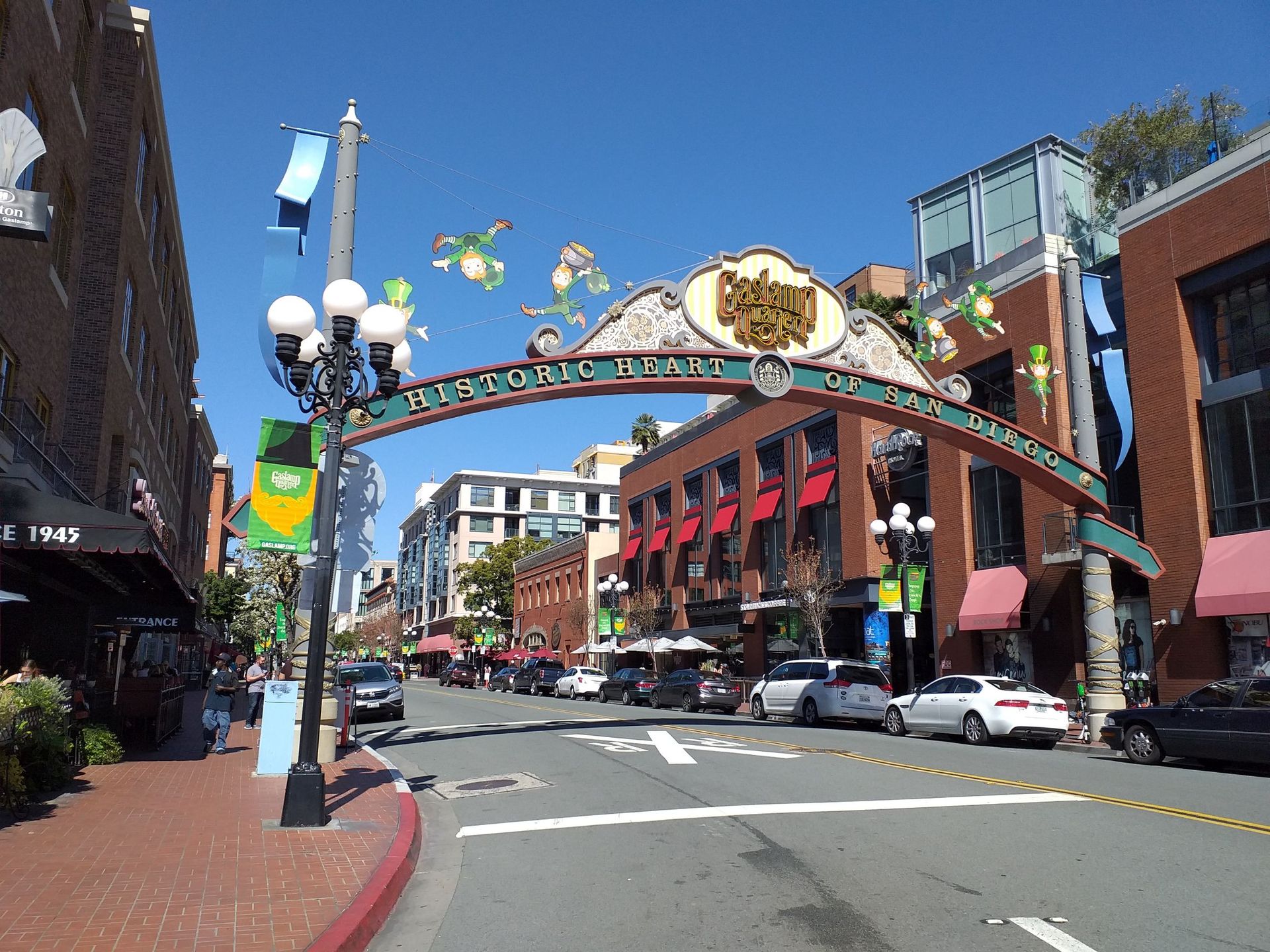 San Diego's historic Gaslamp Quarter. Photo / Mike Yardley