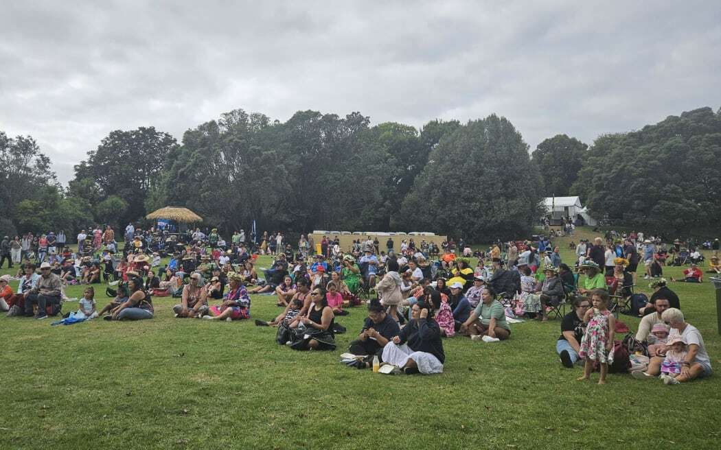 Crowds at the Pasifika Festival. Photo / RNZ / Tiana Haxton