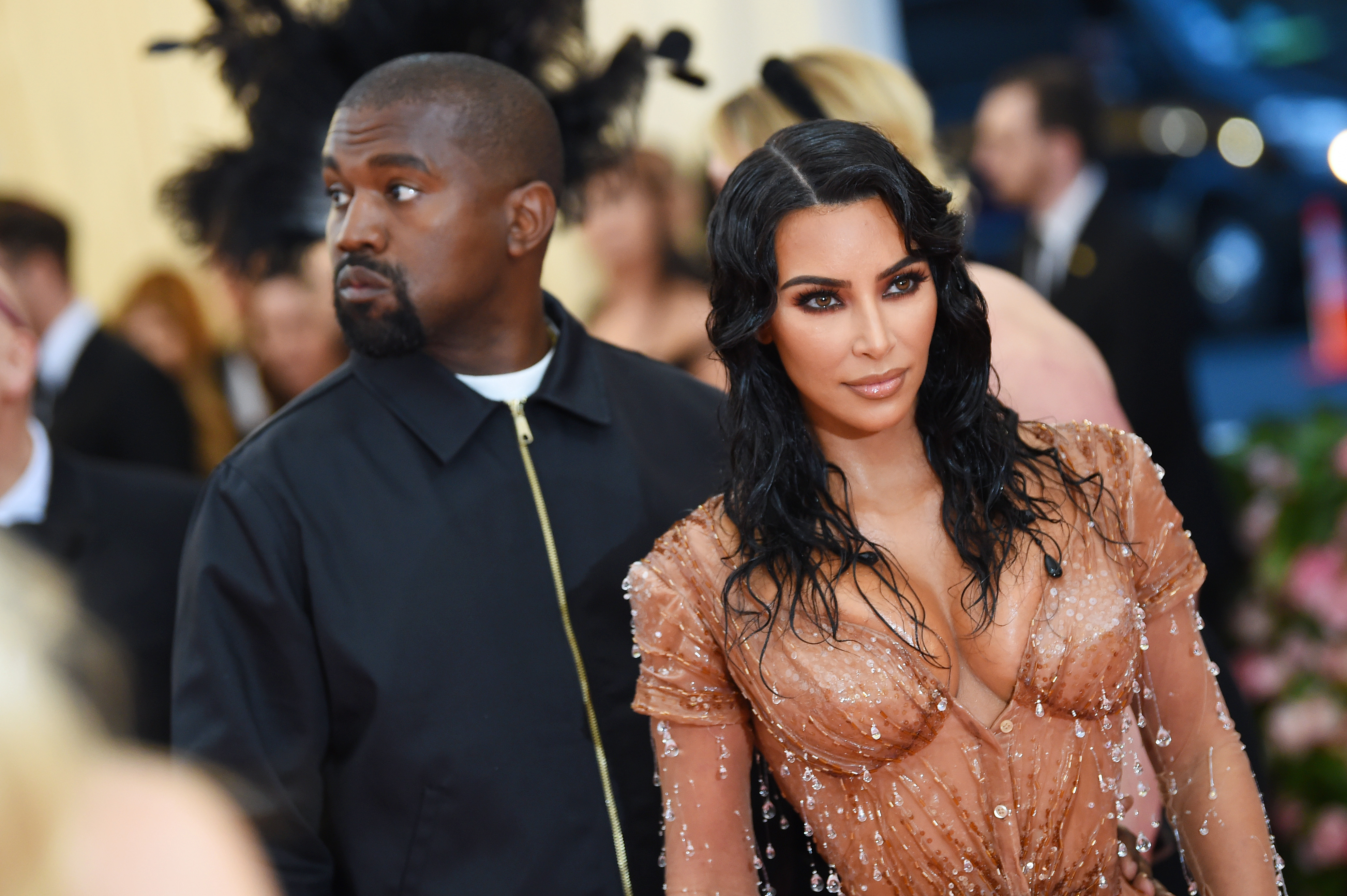 West and his ex-wife, Kim Kardashian, attend the 2019 Met Gala. Photo / Getty Images
