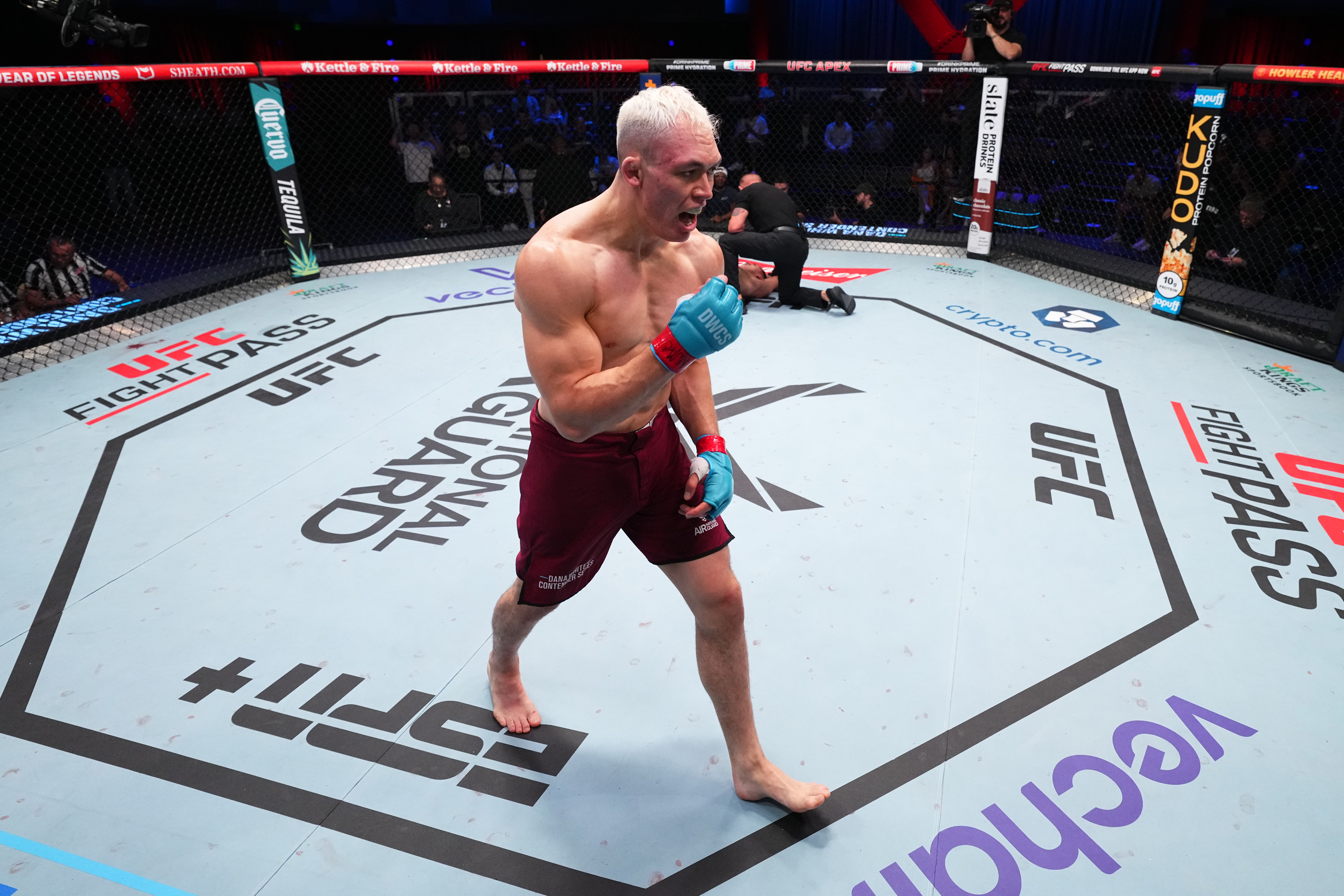 New Zealand mixed martial artist Navajo Stirling earned a UFC contract on Dana White's Contender Series. Photo / Getty Images