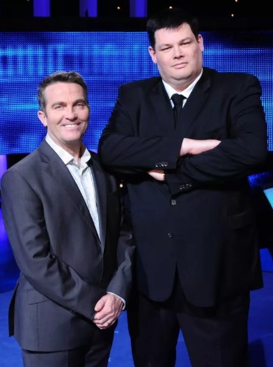 Mark Labbett says host Bradley Walsh, left, is a huge factor in the success of The Chase.