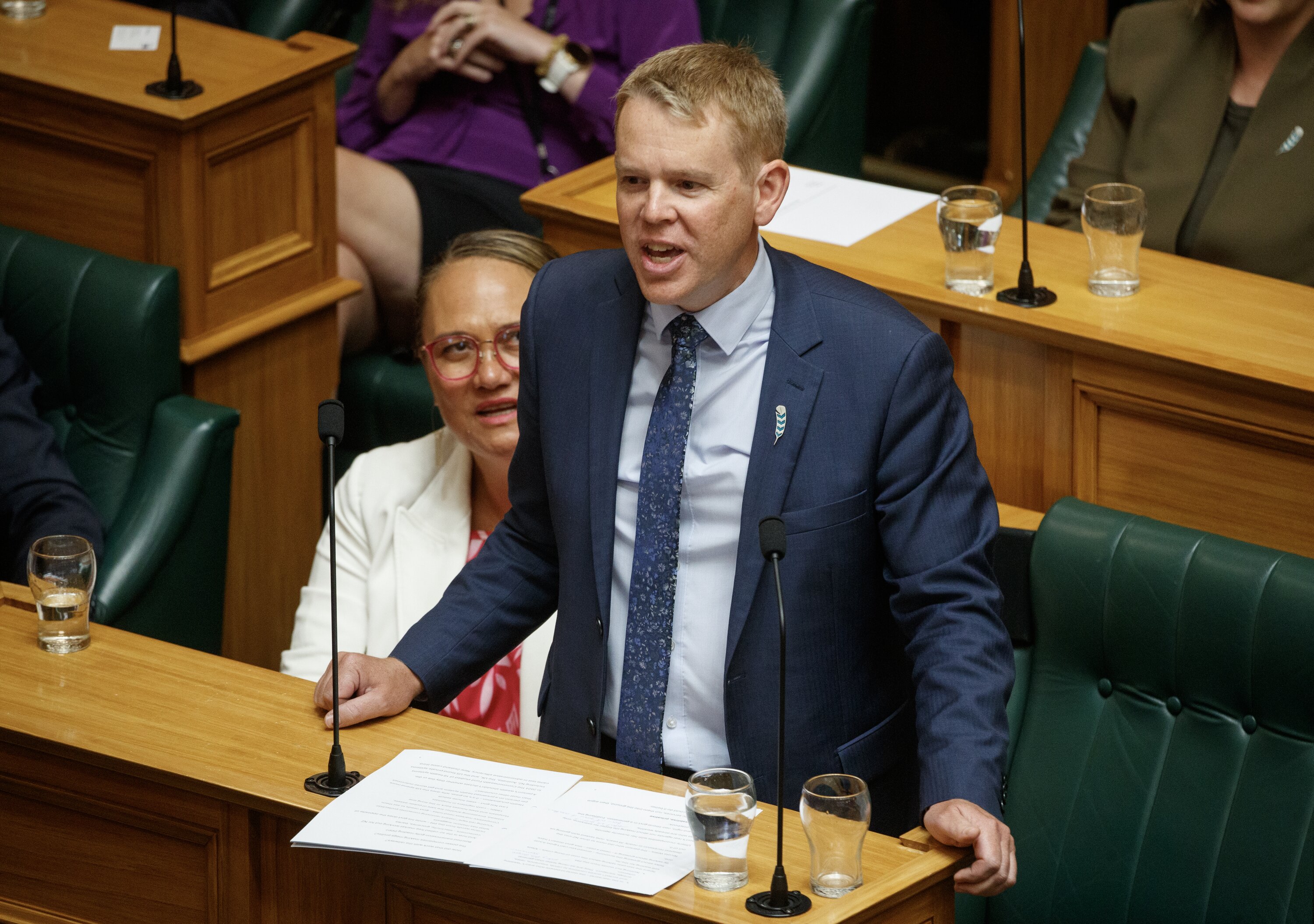 Labour leader Chris Hipkins is closing the gap on Christopher Luxon in the preferred PM rankings, according to two new polls. Photo / Mark Mitchell