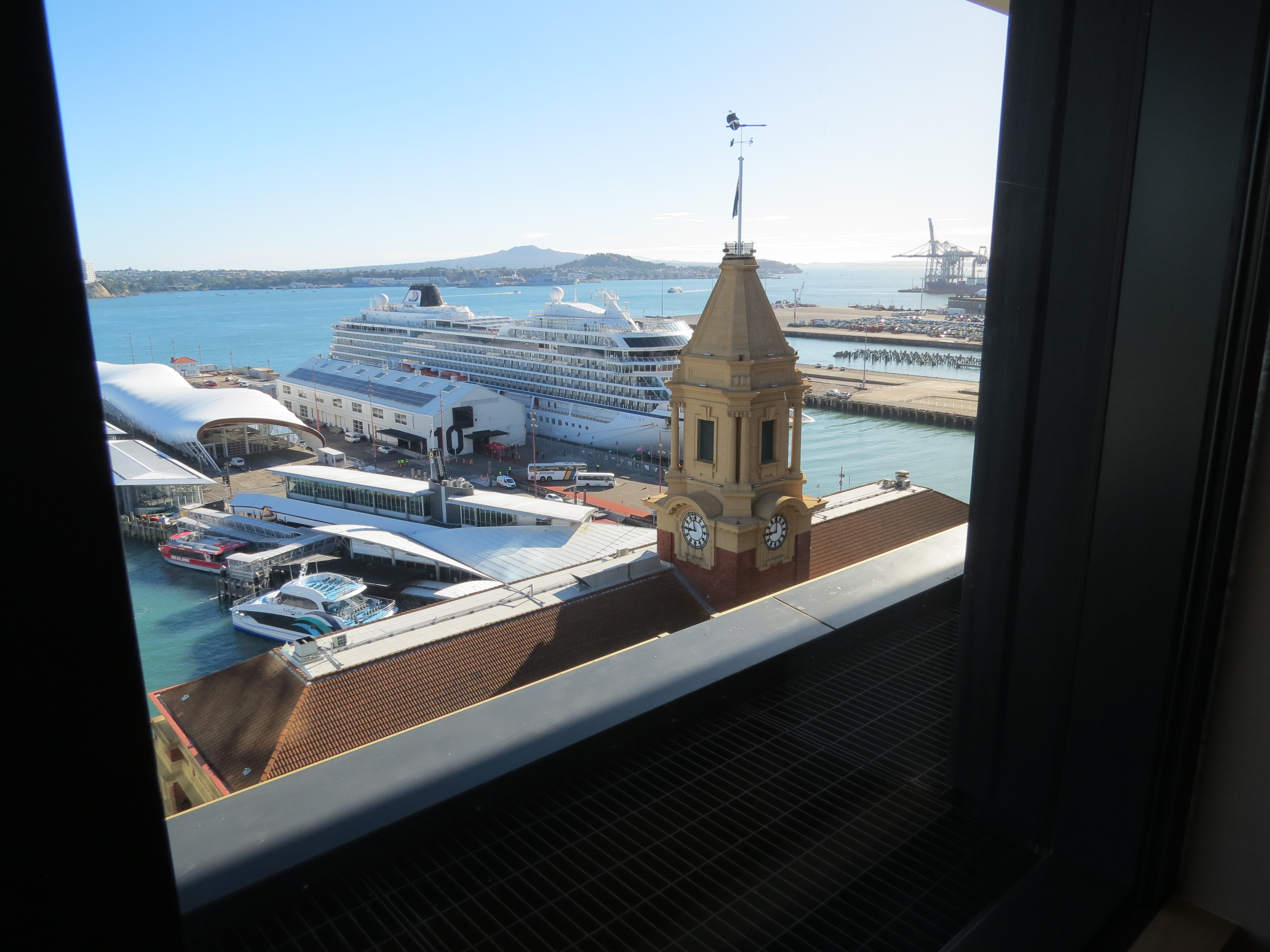 Stunning waterfront views from the new InterContinental Auckland.