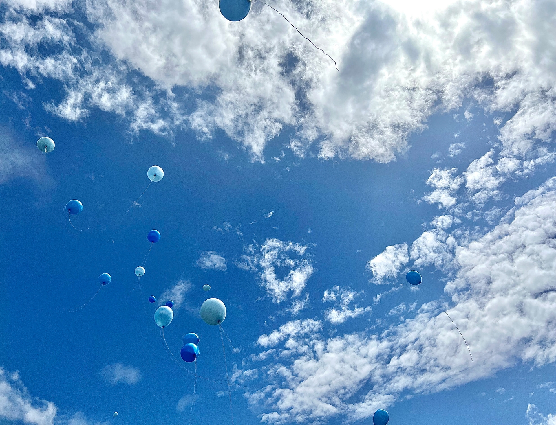 Friends and family released balloons from Joshua Heath's house two months after his death when they gathered to mark his 20th birthday. Photo / Supplied