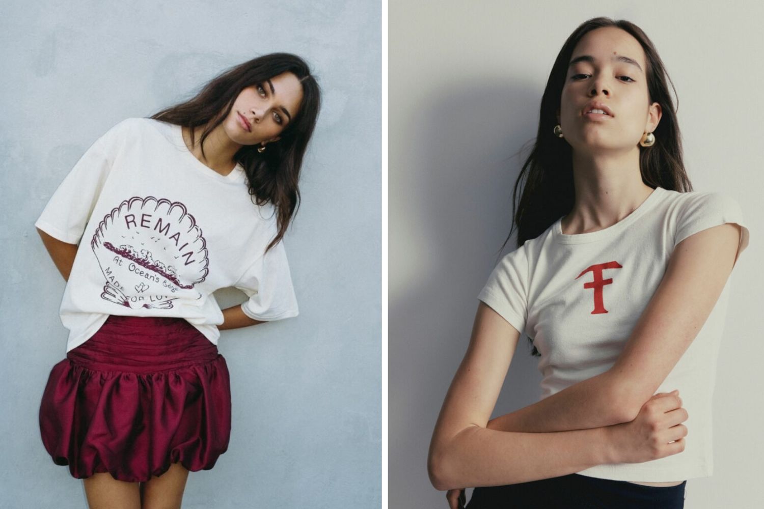 Georgia Bromwell and Zara Sykes from 62 Management are already signed with agenices in Europe. Photos / 62 Management