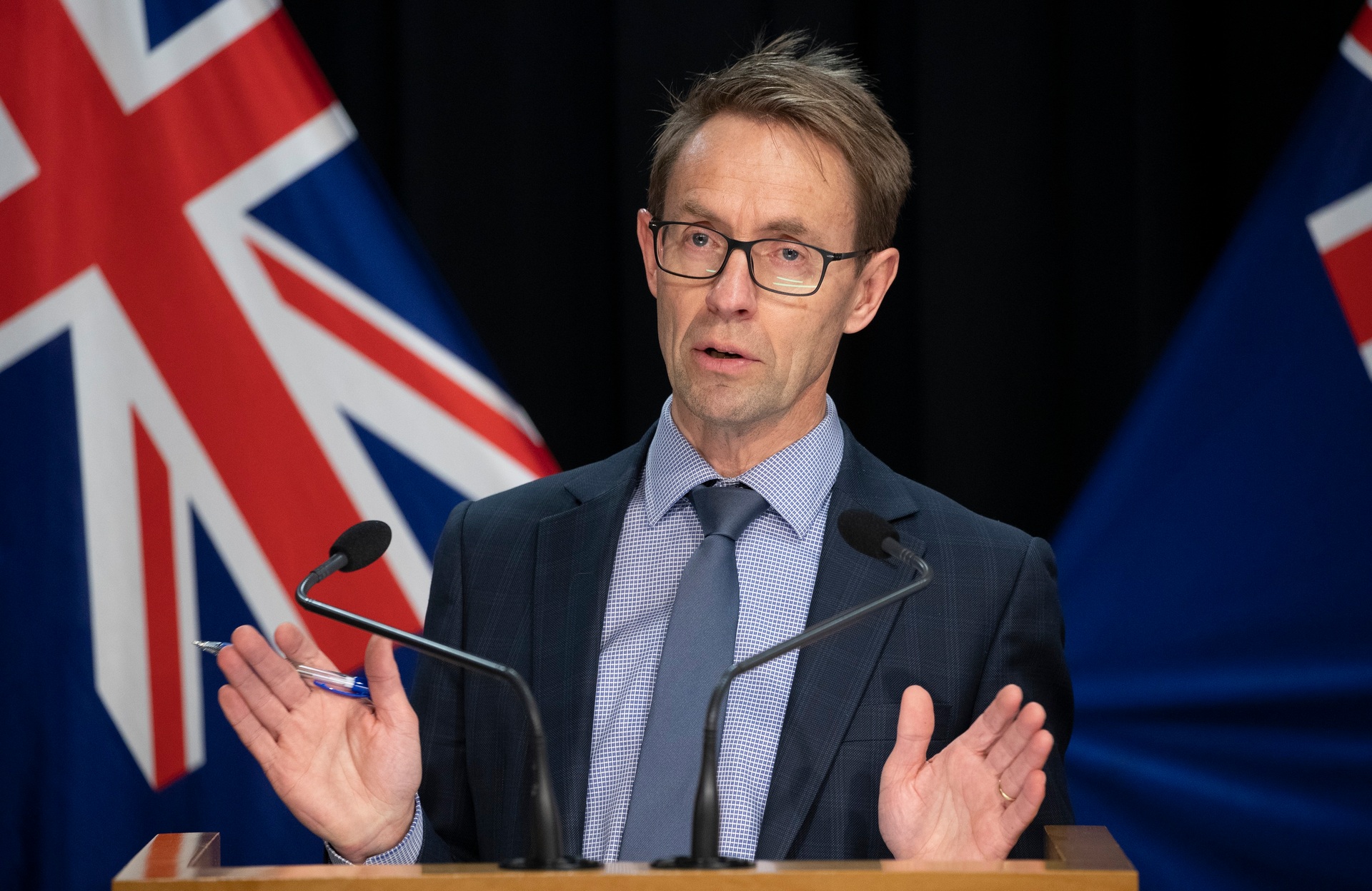 Director General of Health Dr Ashley Bloomfield's first order did not require New Zealanders to stay at home in their bubbles. Photo / Mark Mitchell