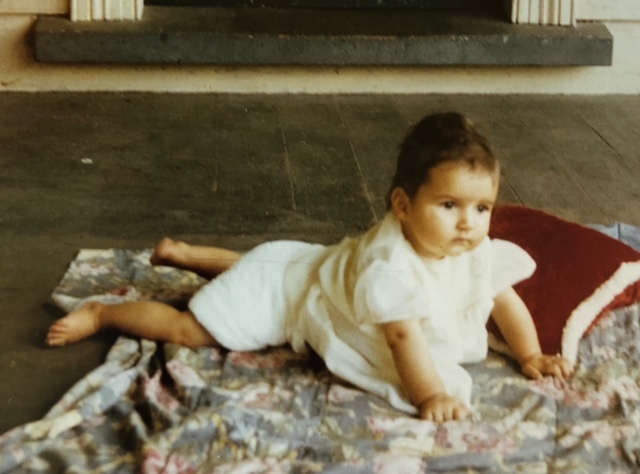 Vivienne as a baby. She felt like an outsider even as a young child. Photo / supplied