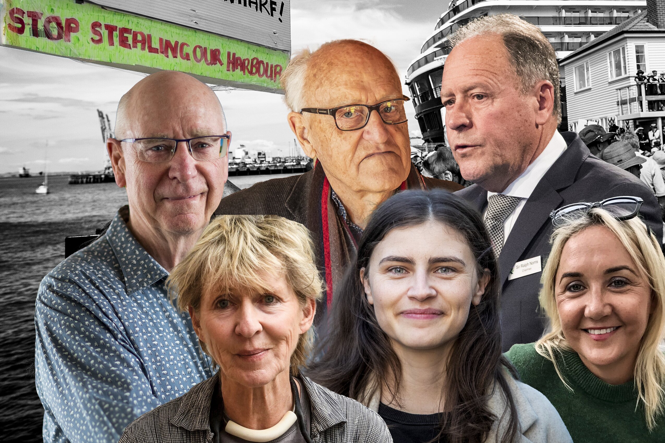 Sir Stephen Tindall, CK Stead, Sir Ralph Norris, Lady Pippa Blake, Chloe Swarbrick, Nikki Kaye have all signed the letter to Wayne Brown, Photo / NZME