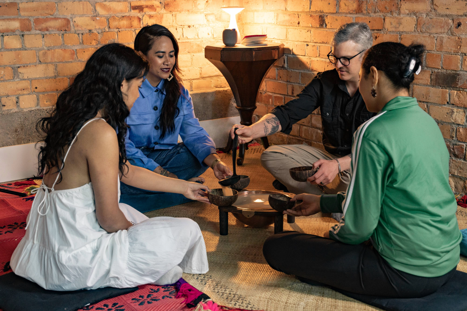 The adjacent Fale Talanoa is a space for more in-depth conversations. Photo / Babiche Martens.