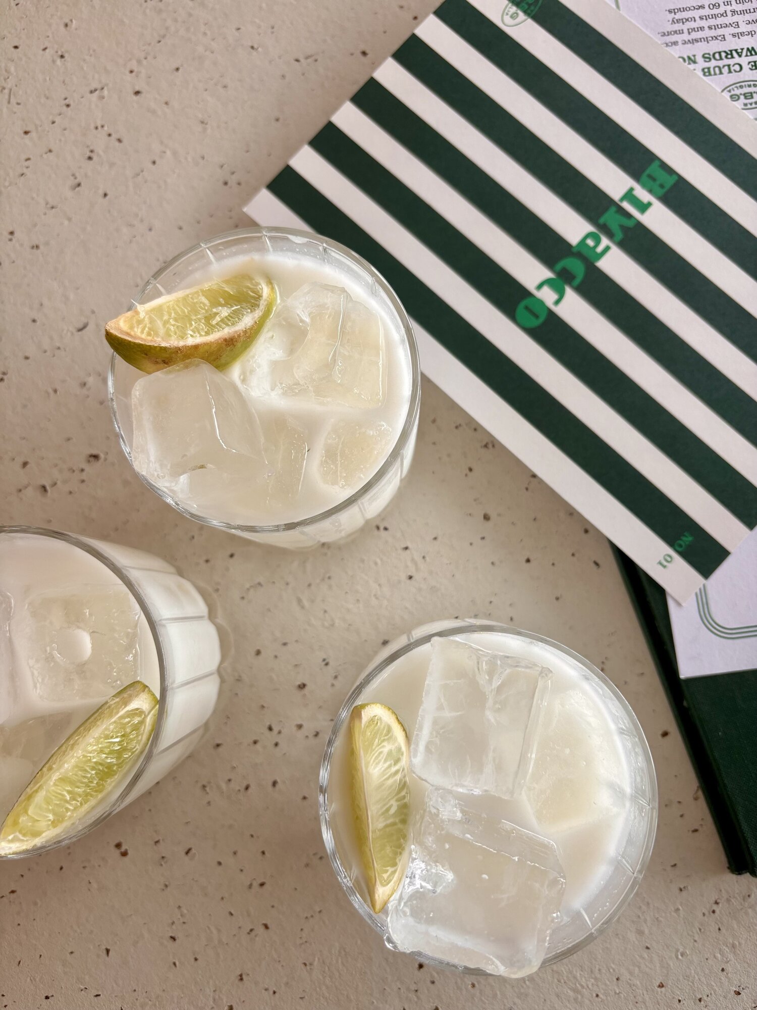 The coconut margarita at Bivacco is among the best in the city. 