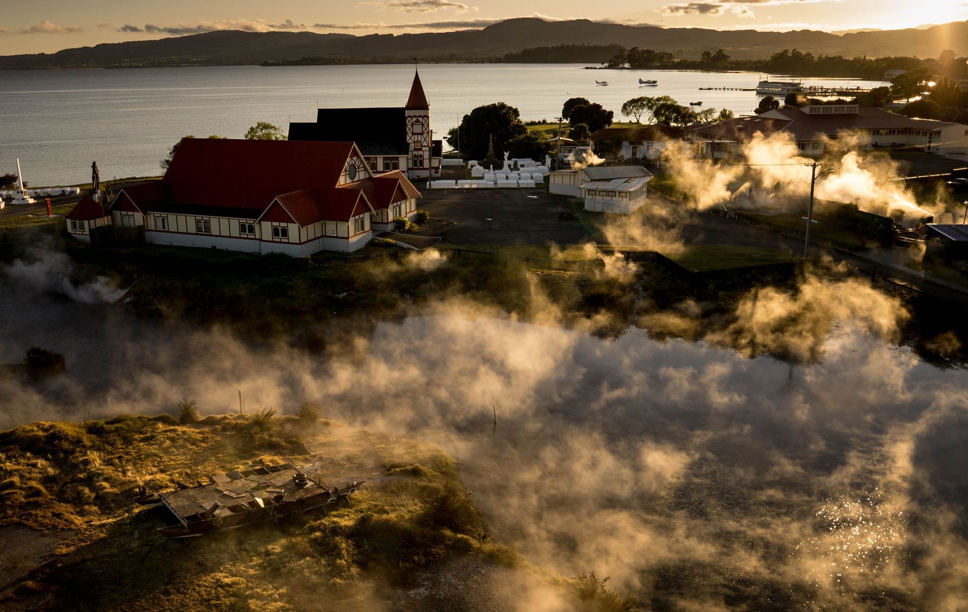 Ōhinemutu is a centre of geothermal activity. Photo / File 