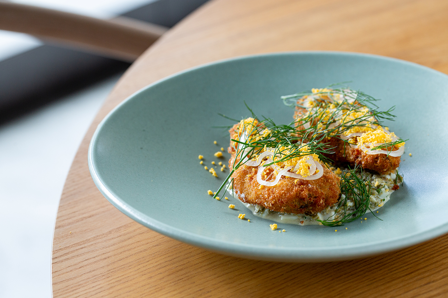 The lamb's tongue schnitzel. Photo / Babiche Martens