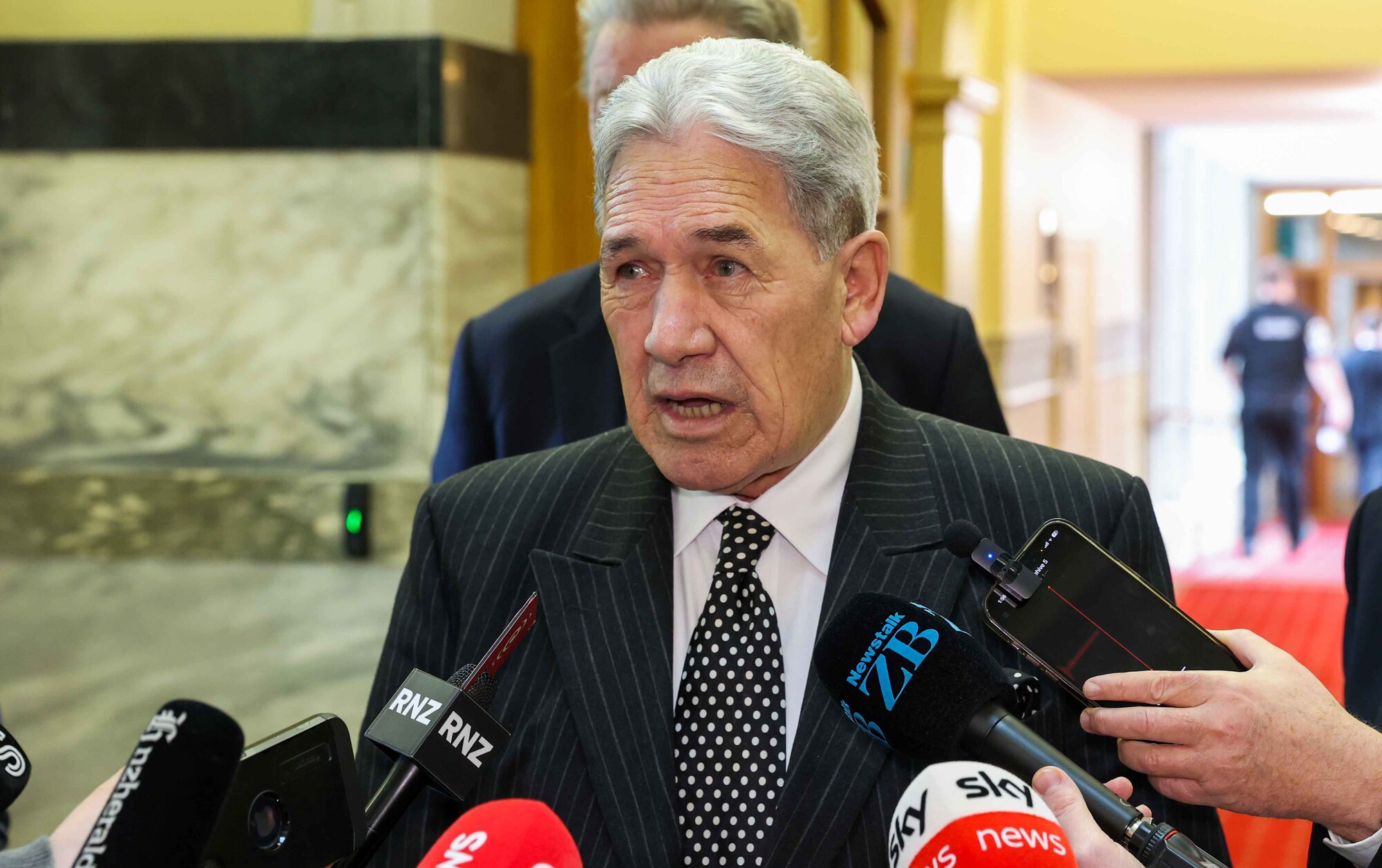 NZ First leader Winston Peters says the rules will change for investors bringing millions to New Zealand’s economy. Photo / Mark Mitchell
