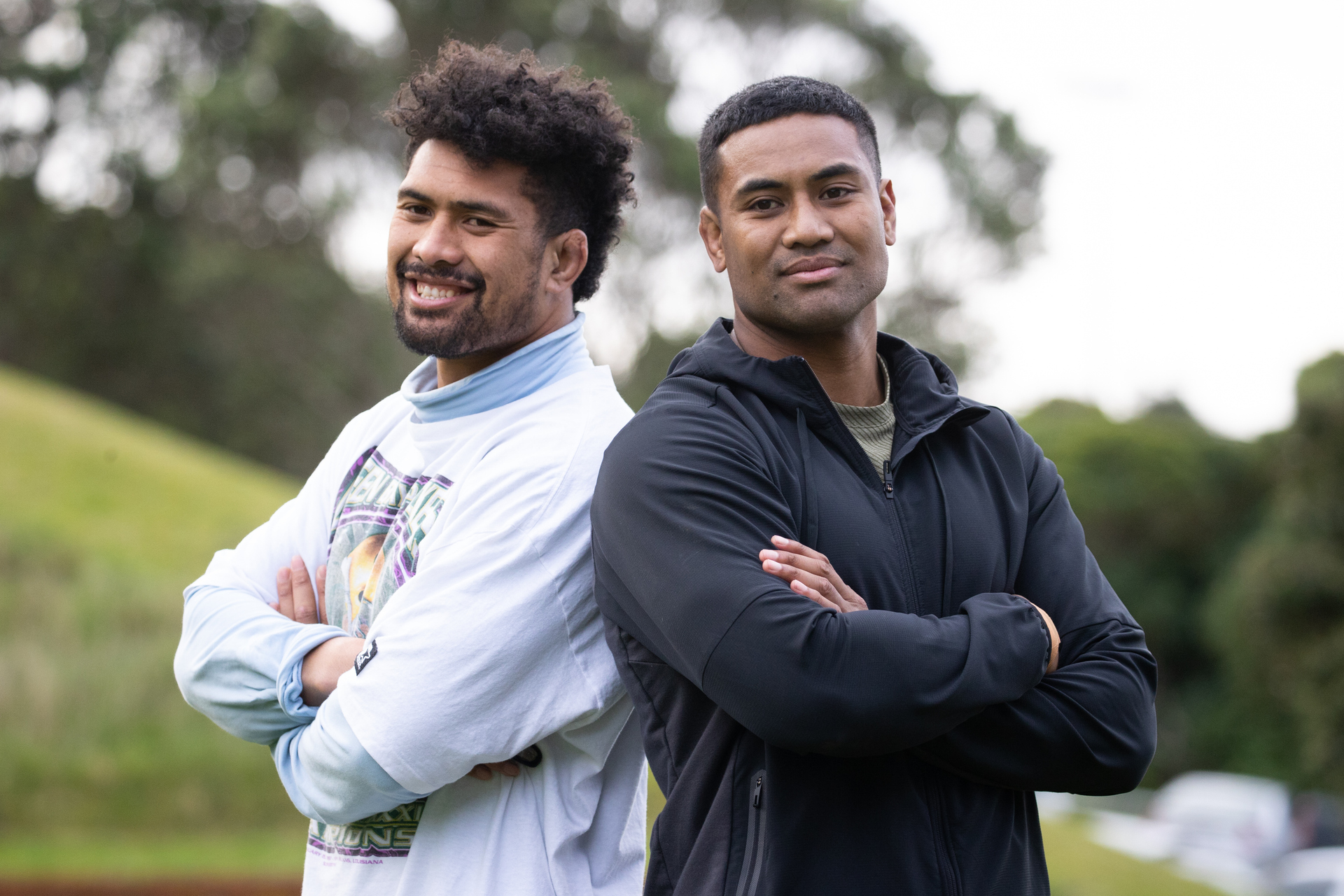 Ardie and Julian Savea. Photo / Photosport