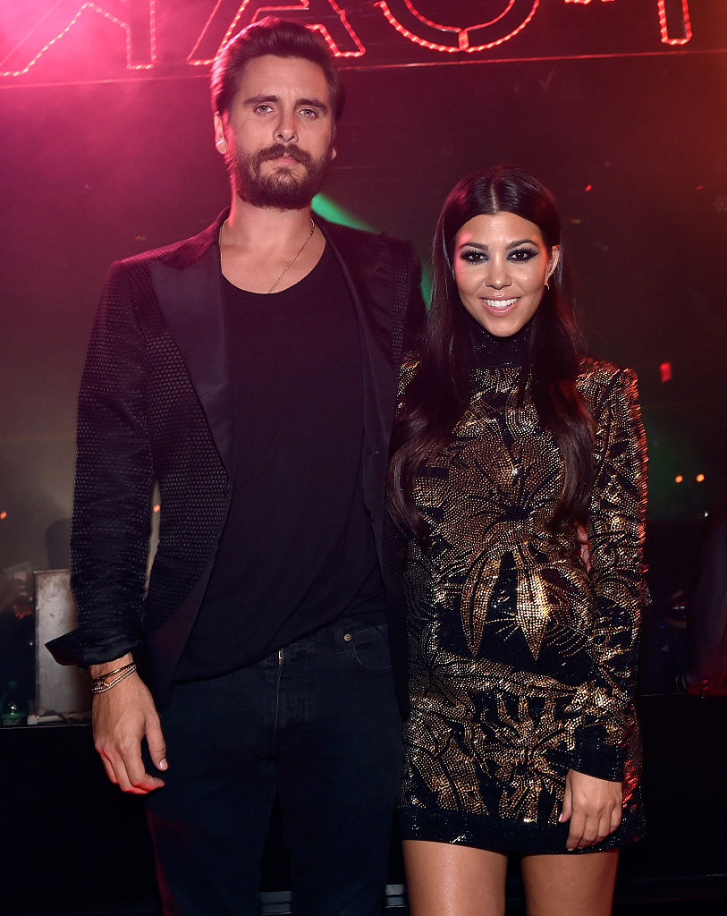 Scott Disick and Kourtney Kardashian in 2015. Photo / Getty Images