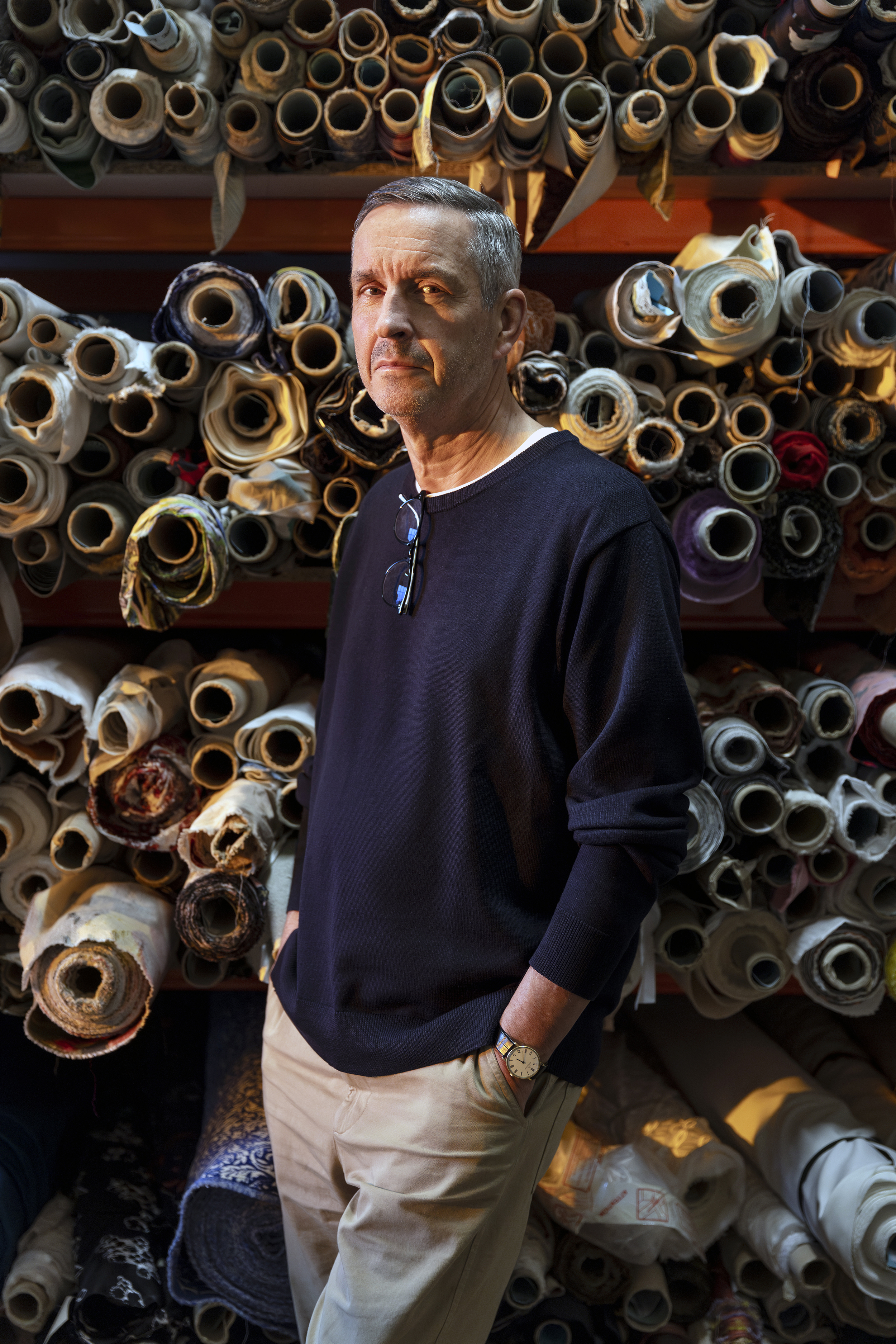 Dries Van Noten is known for his unique blend of clashing colours and ideas in his designs. Photo / New York Times