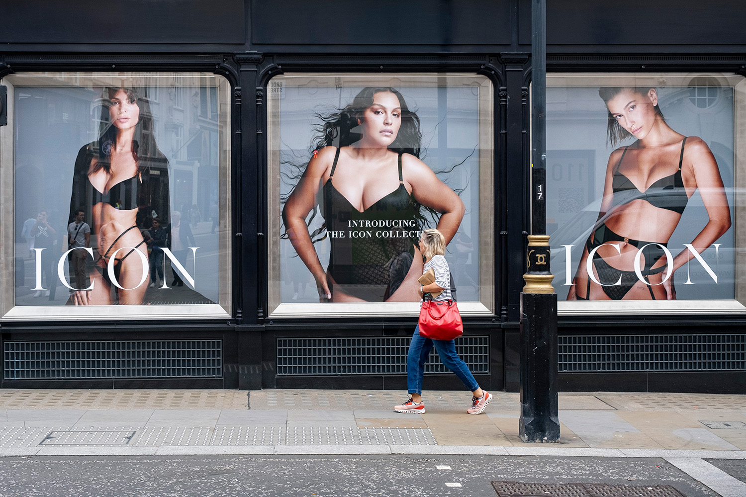 The Victoria’s Secret Icon Collection was displayed on Bond Street in London, in August. Photo / Getty Images