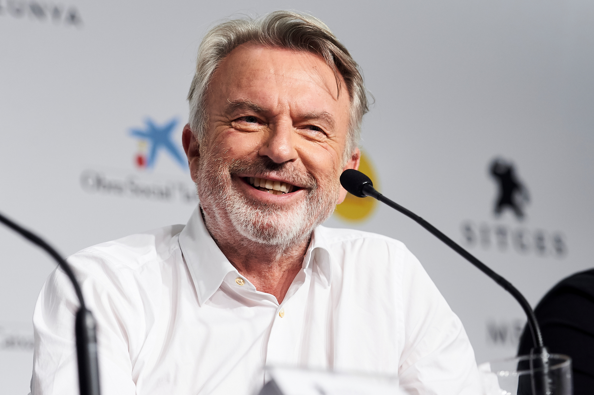 Sam Neil has revealed the behind the scenes drama that occurred while filming Jurassic Park. Photo / Getty Images