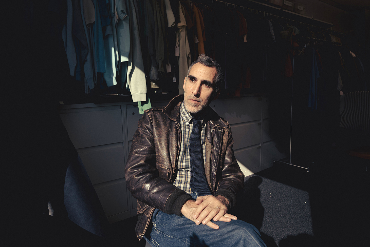 Brendon Babenzien, the chief men's wear designer, at the J. Crew offices in Lower Manhattan. Photo / Amir Hamja, The New York Times