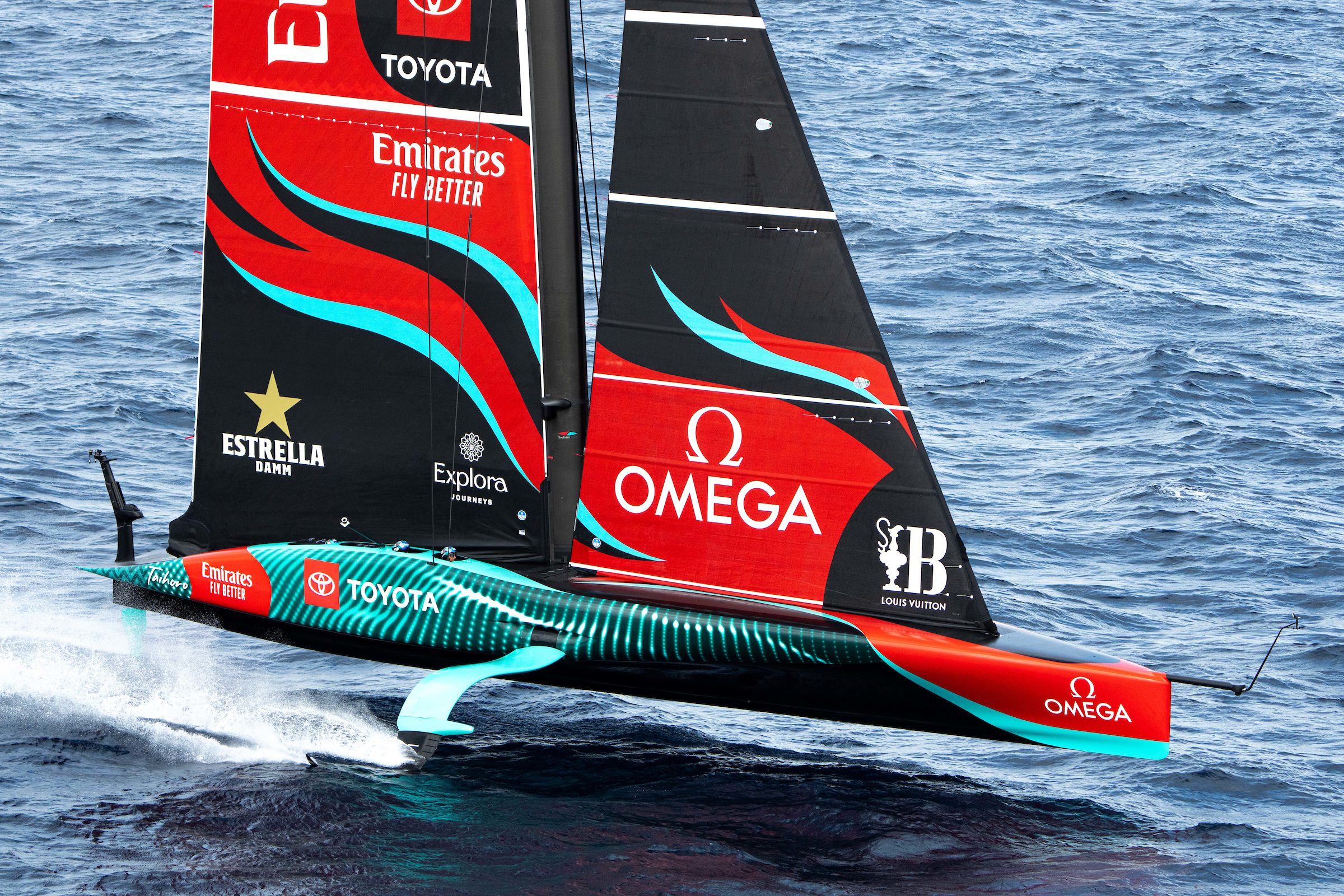 Emirates Team New Zealand have been dutifully preparing for the Cup match. Photo / Ian Roman, America's Cup