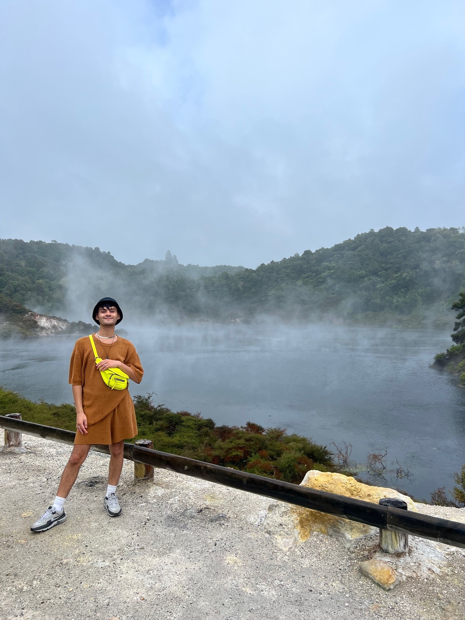 Rotorua gave Flor an adrenaline rush of adventure and a view she found absolutely