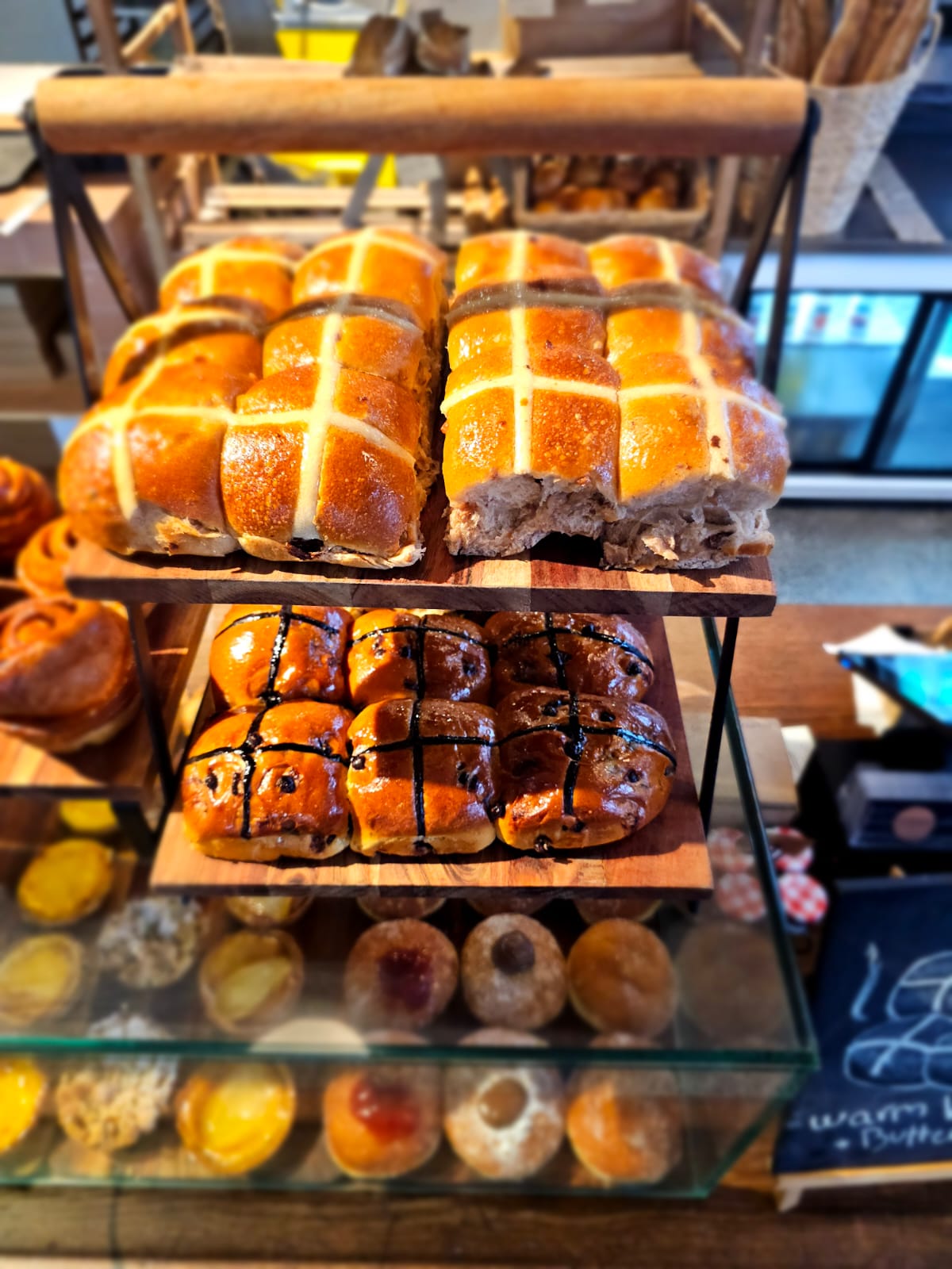La Petite Fourchette hot cross buns.