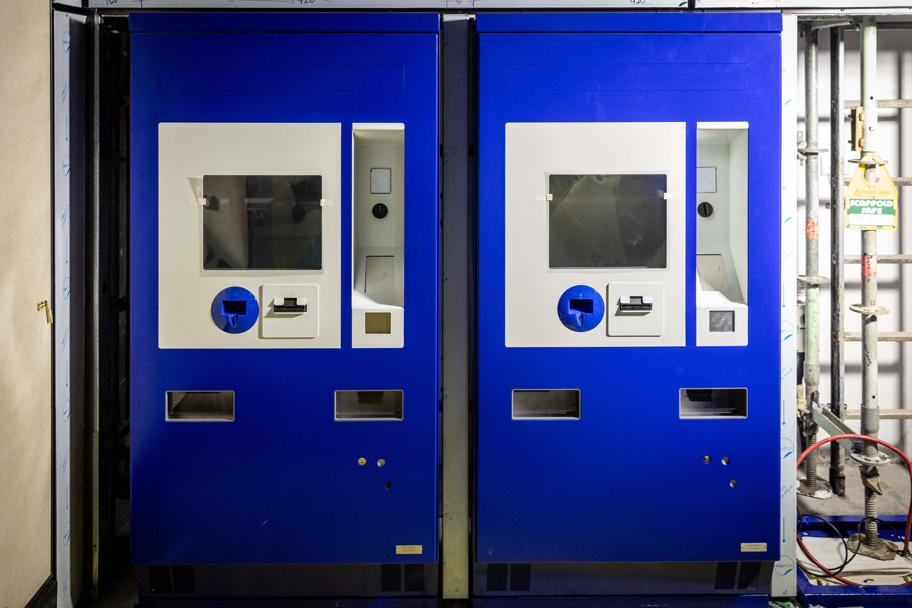 Ticket machines within the new station. Photo / Michael Craig
