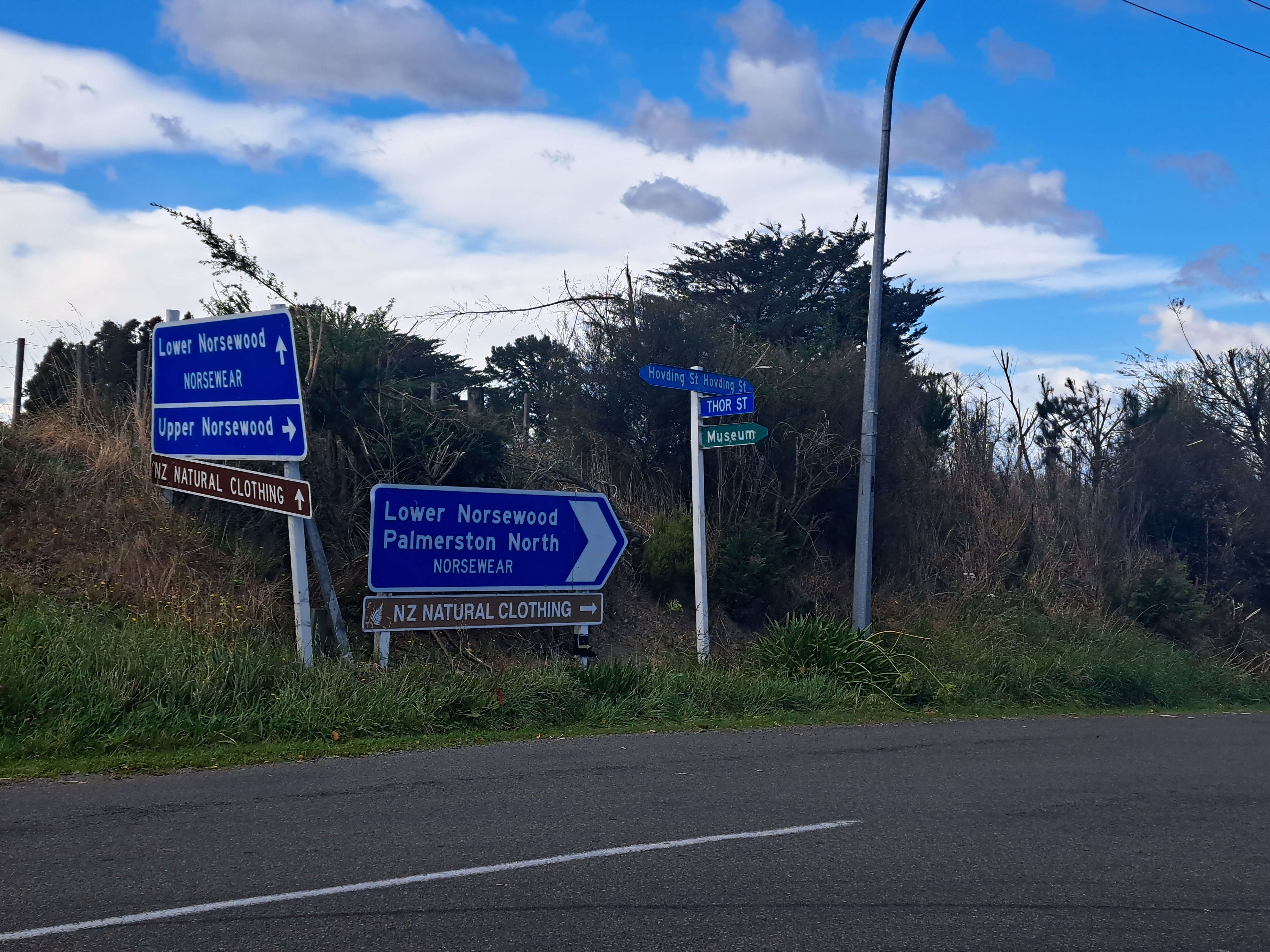 The village of Norsewood - 106km south of Napier - is split into two parts, either side of SH2. Photo / Neil Reid