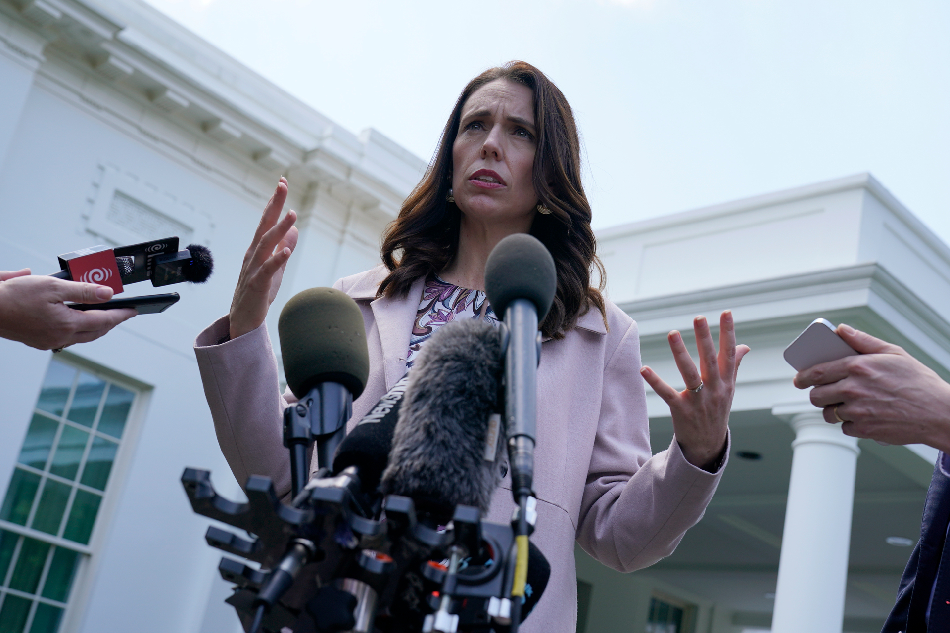 Prime Minister Jacinda Ardern said her face-to-face meeting was important for the relationship between the US and New Zealand. Photo / AP