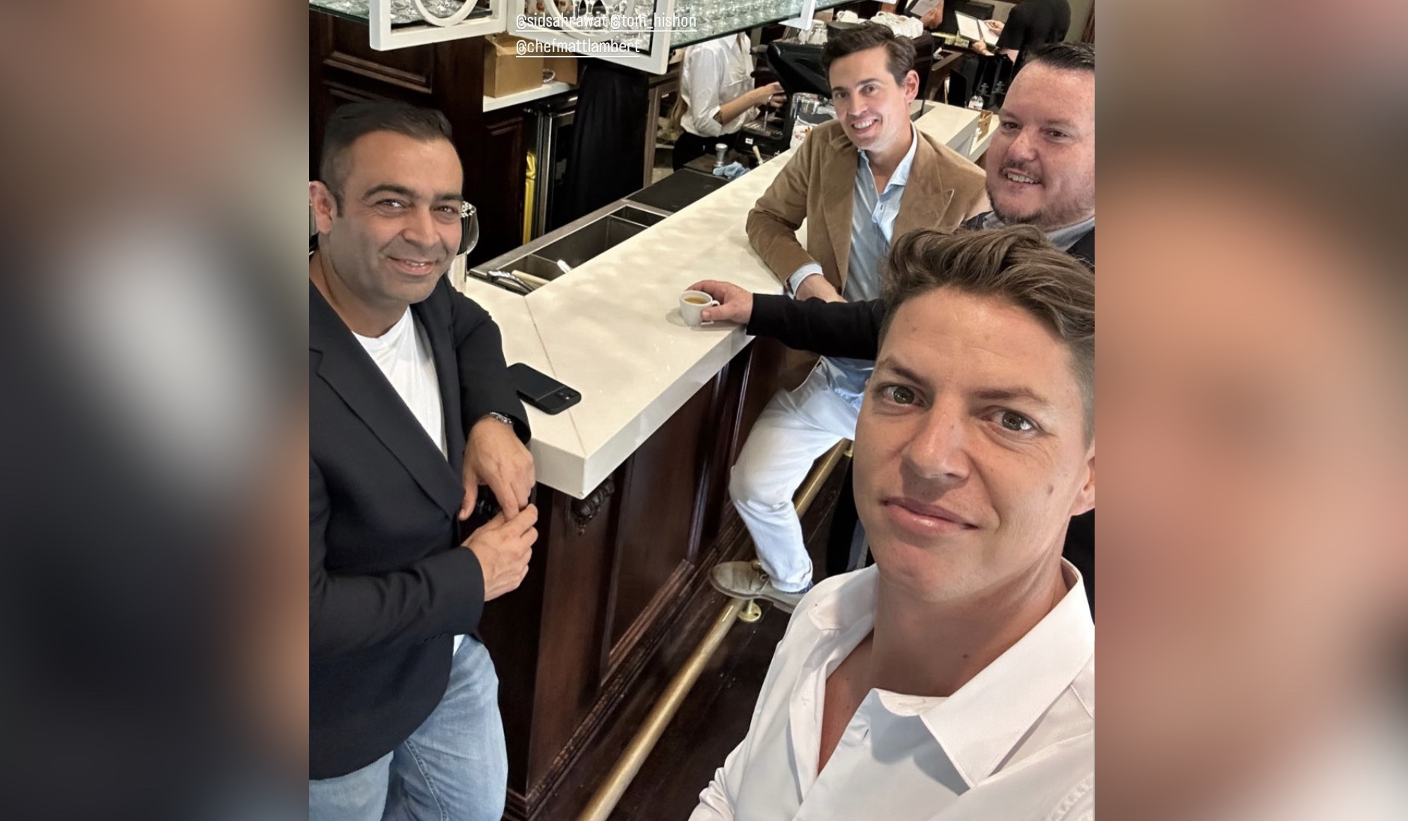 MKR NZ Guest Judges Sid Sahrawat, Thomas Hishon, Matt Lambert and Nick Honeyman. Photo / Instagram